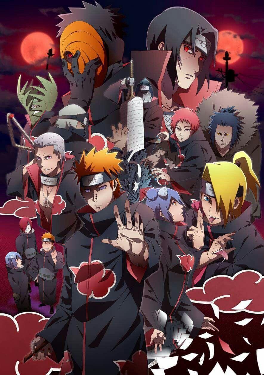 Akatsuki, Itachi Kisame Deidara Sasori Hidan Kakuzu Deidara Tobi