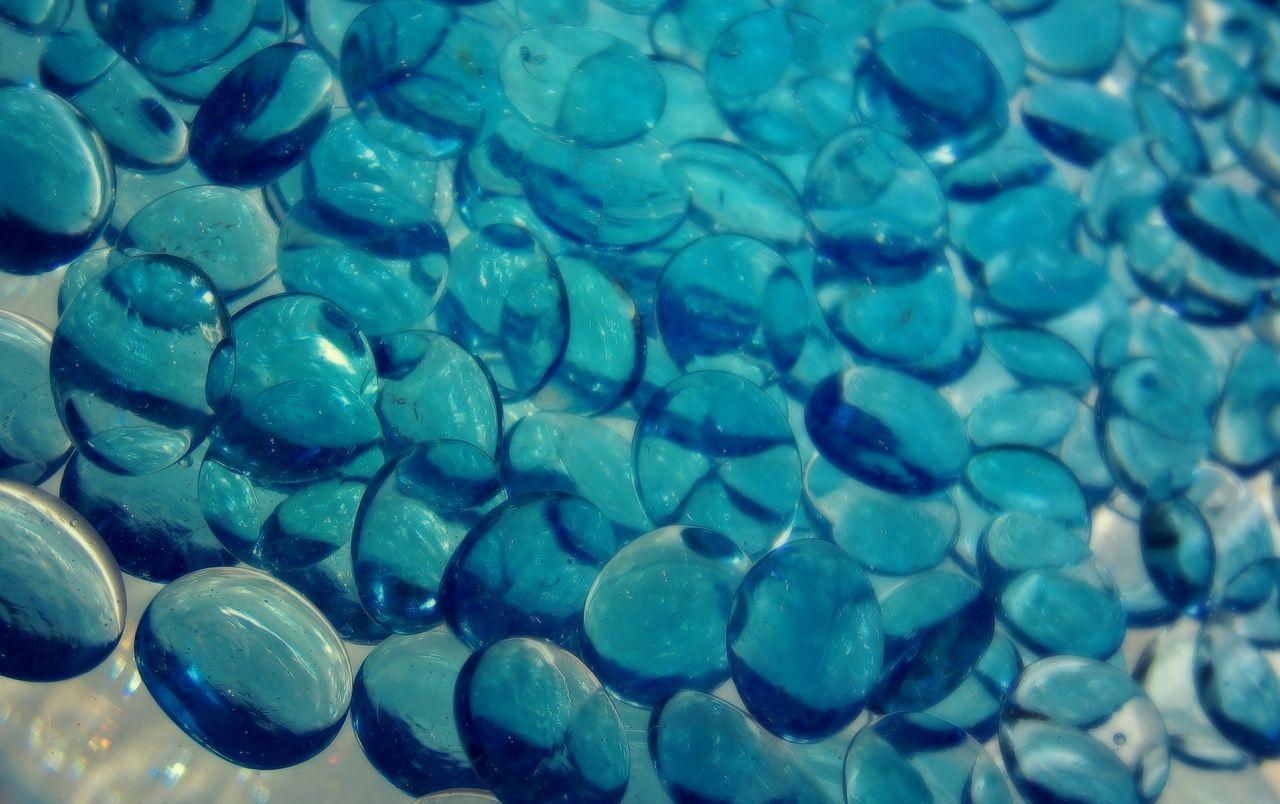 Blue pebbles wallpaper. Blue pebbles