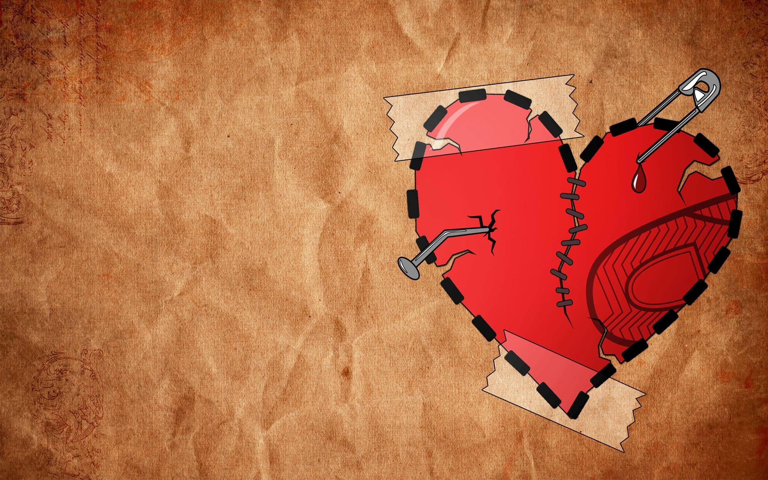 Broken Heart Background