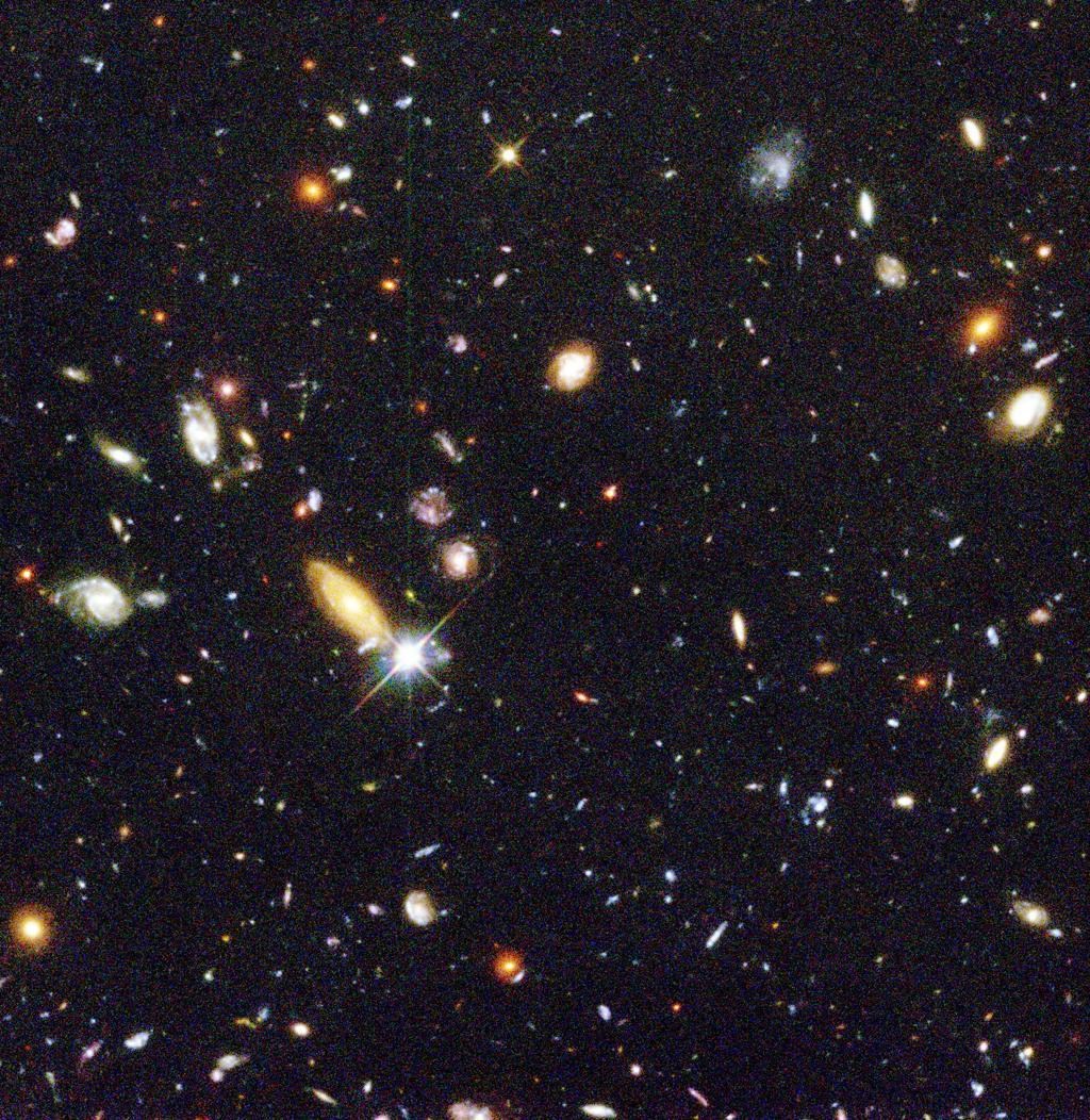 Space Image. Hubble Deep Field Image Unveils Myriad Galaxies Back