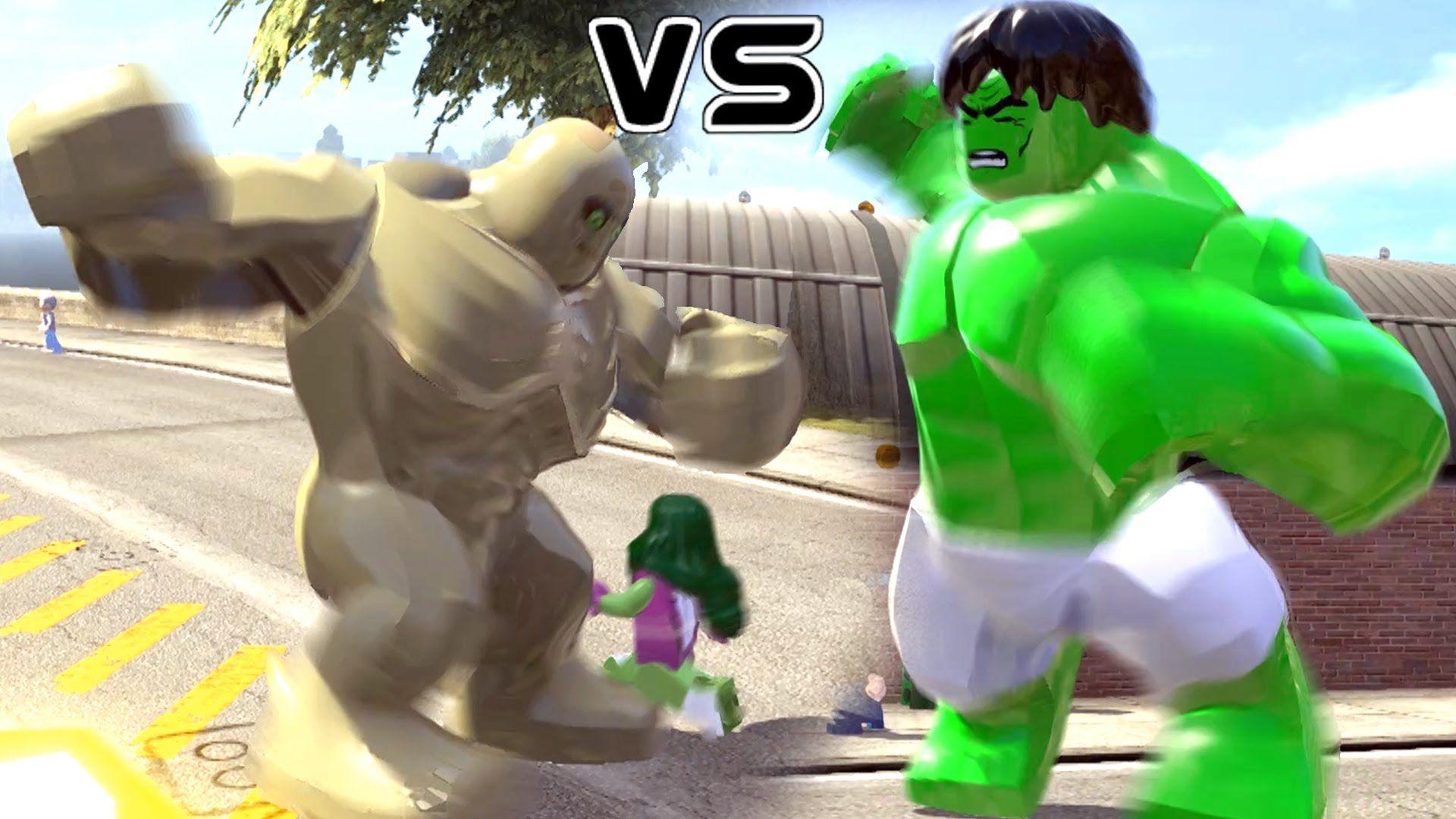 HULK VS SHE HULK VS Abomination (LEGO Marvel Super Heroes)