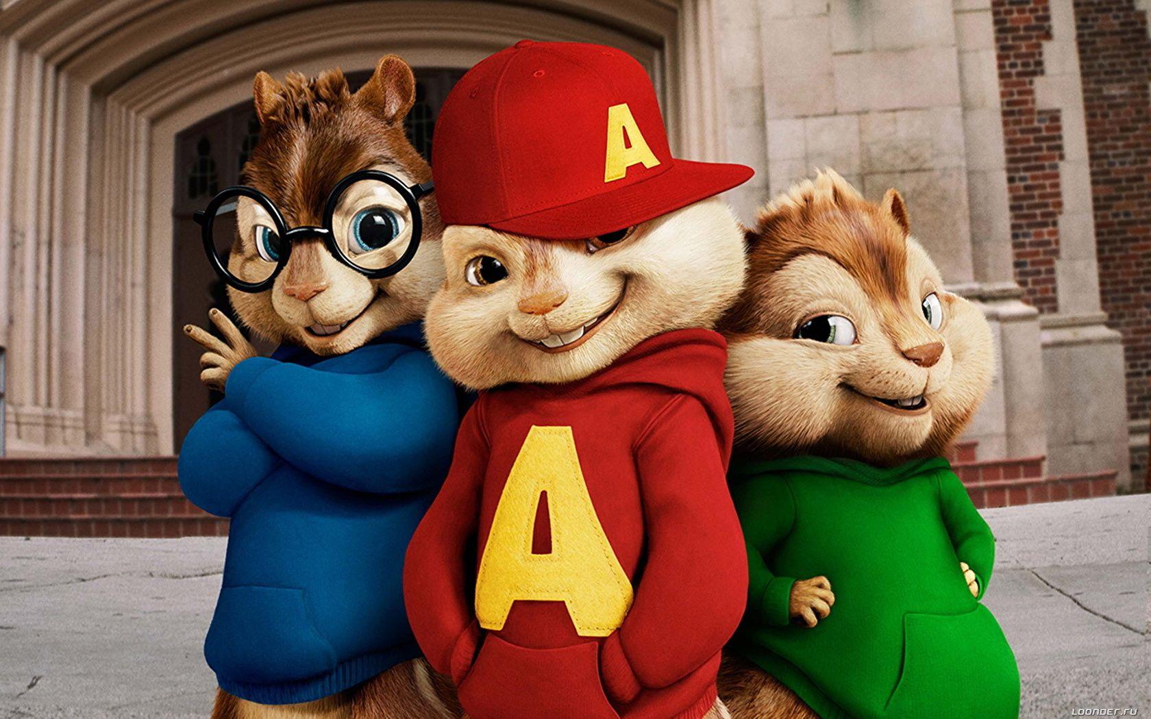 Wallpapers Alvin and the Chipmunks Cartoons 1680x1050.