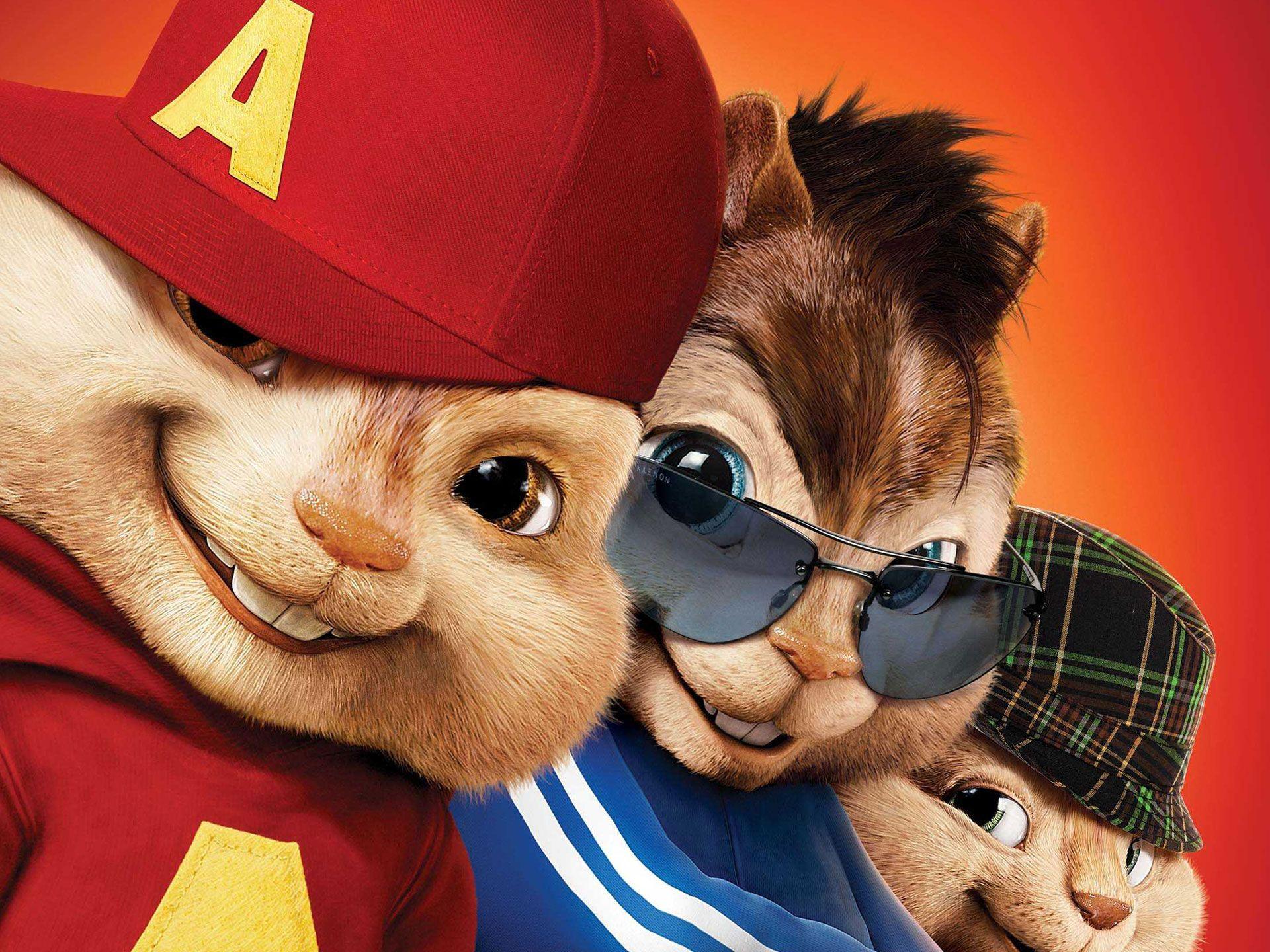 Alvin the Chipmunks Squeakquel Poster Wallpaper