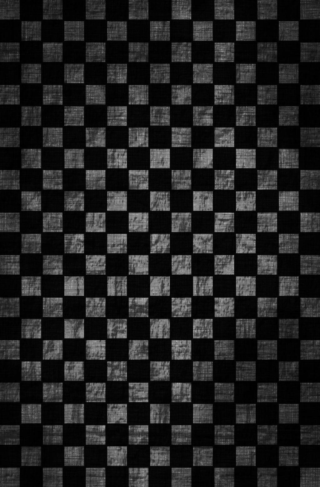 Black And Gray Checkered Custom Box Background