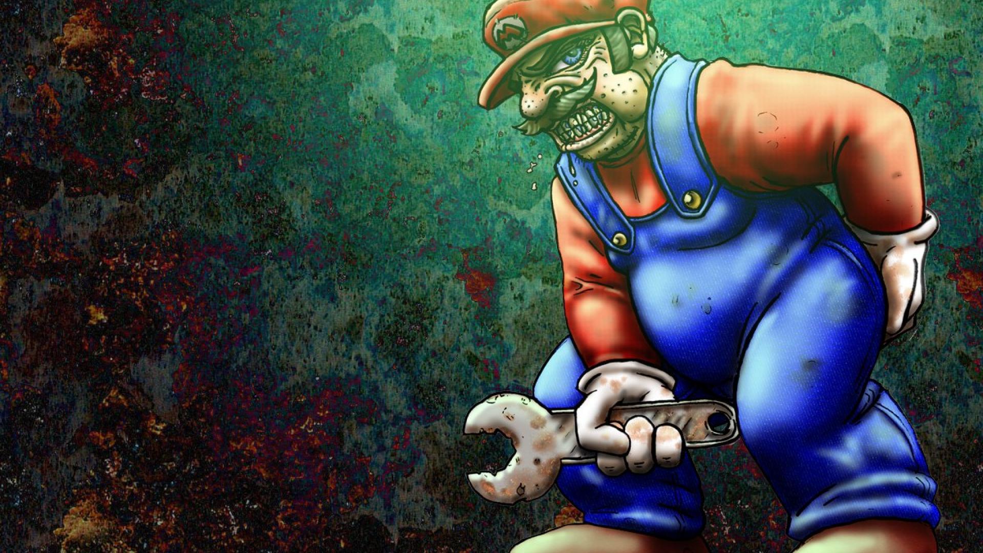 games mario super bros alt art wrench HD Wallpaper wallpaper