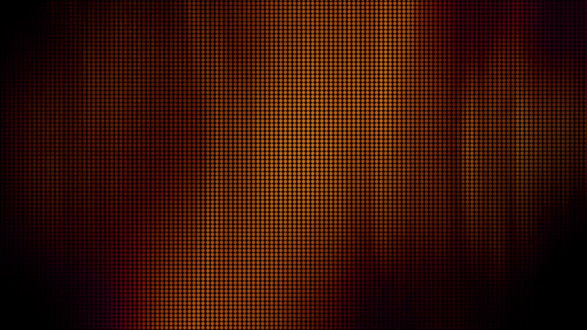 Orange red and black looping LED style abstract animated background