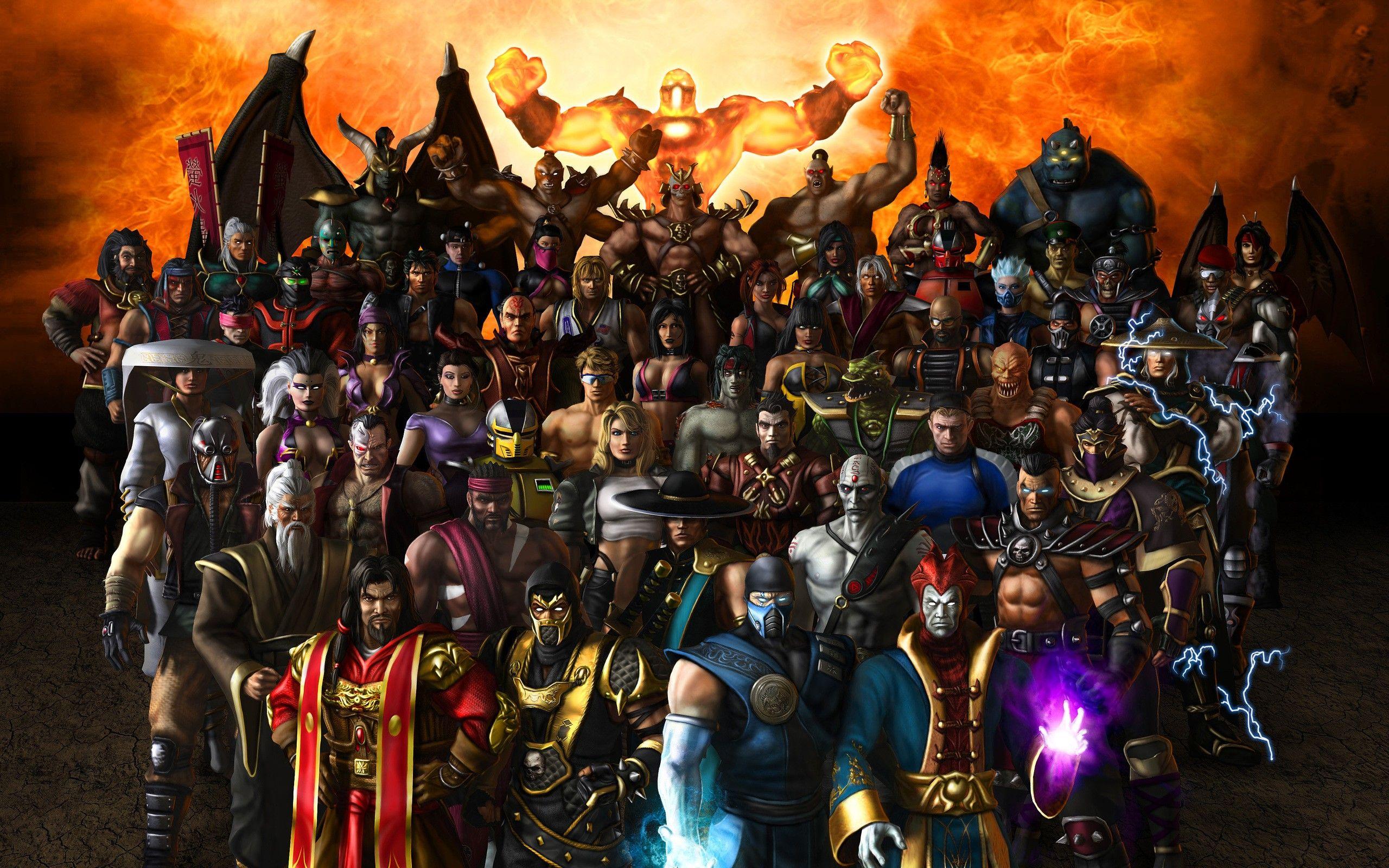 Download the Mortal Kombat Characters Wallpaper, Mortal Kombat