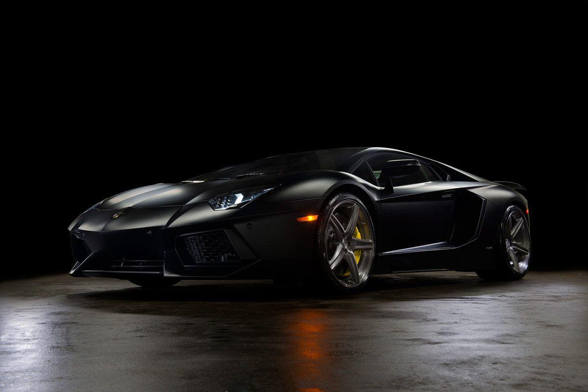 Post Processing: Matte Black Lamborghini Aventador