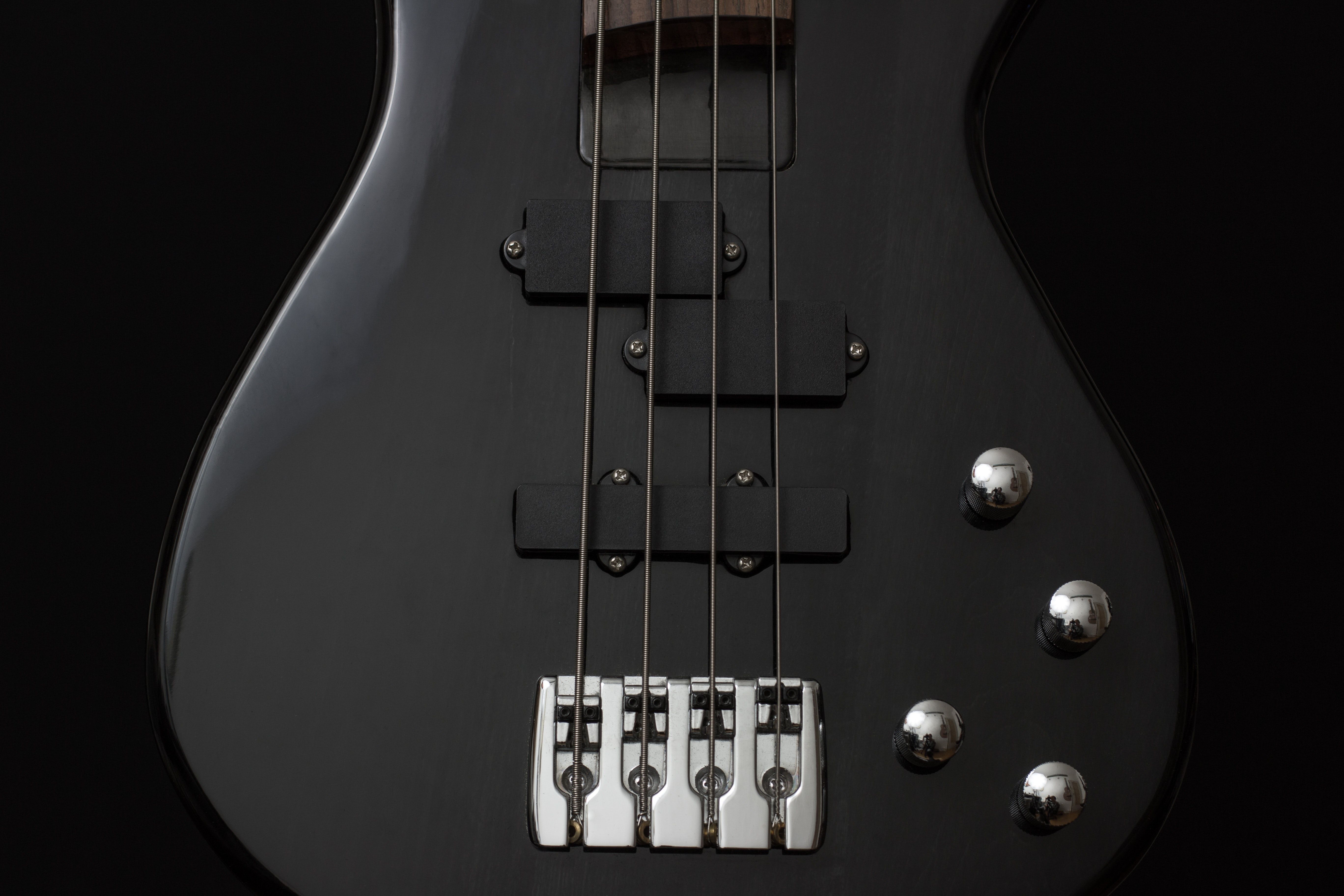 Black 4 Stringed Guitar · Free