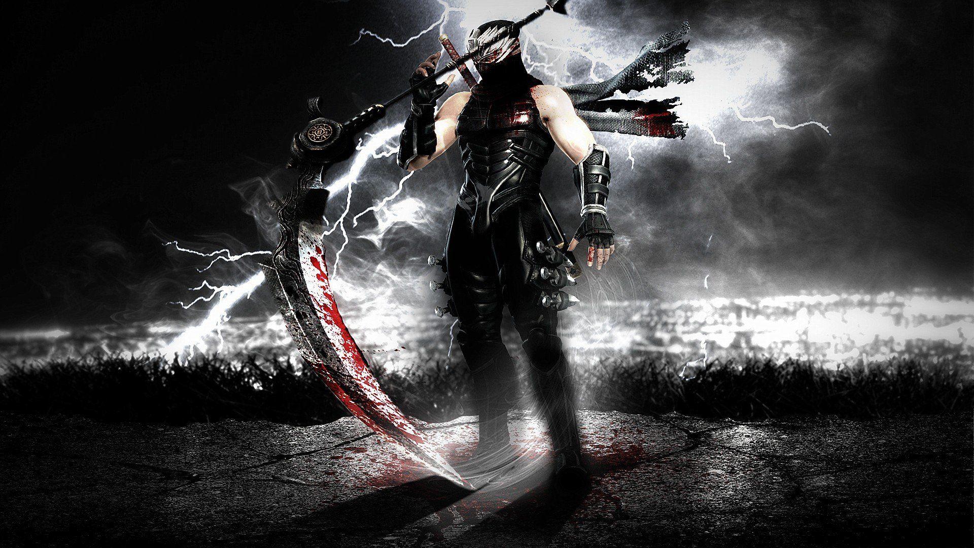 Hayabusa lightning ninja gaiden 3 wallpaperx1080
