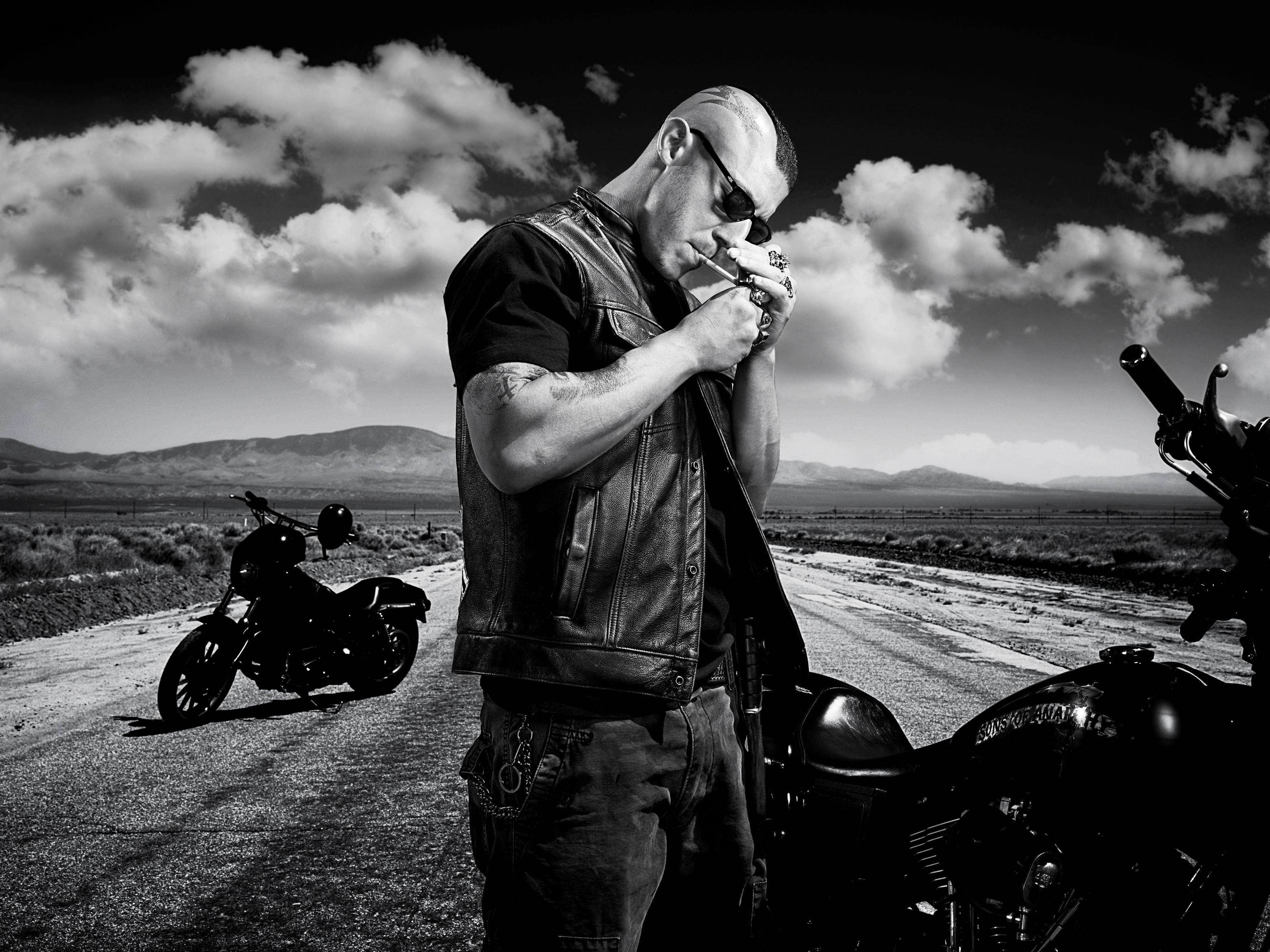 Tough Motorbike Guy wallpaper from Dark wallpaper