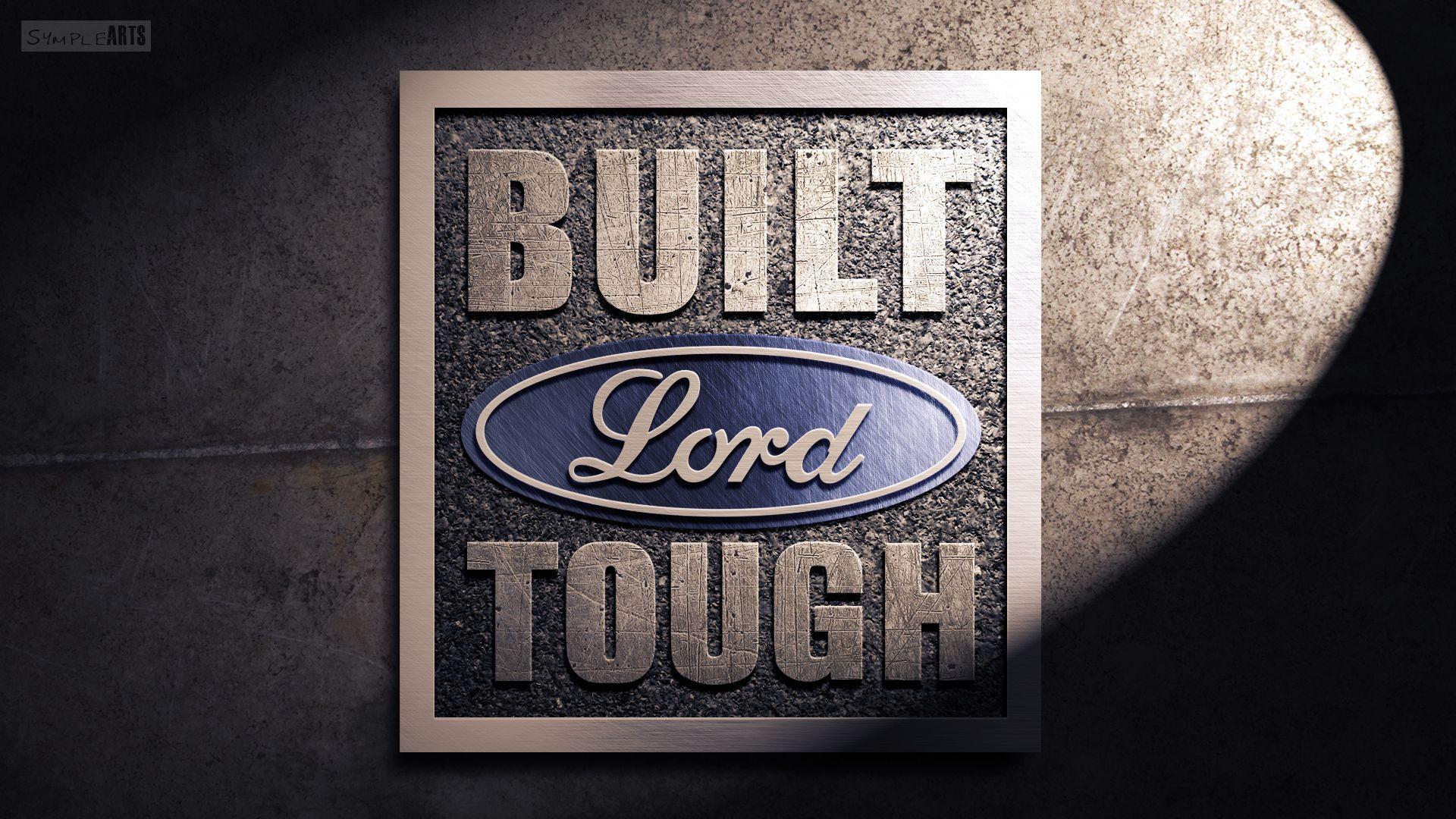 Built Ford Tough Logo Wallpaper. Best Cool Wallpaper HD Download