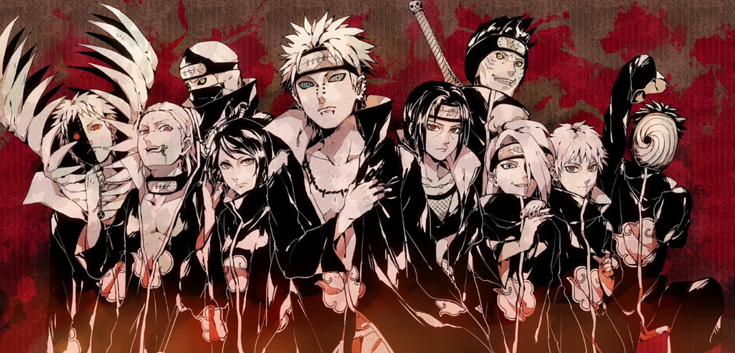 Akatsuki Organization Anime, HD wallpaper