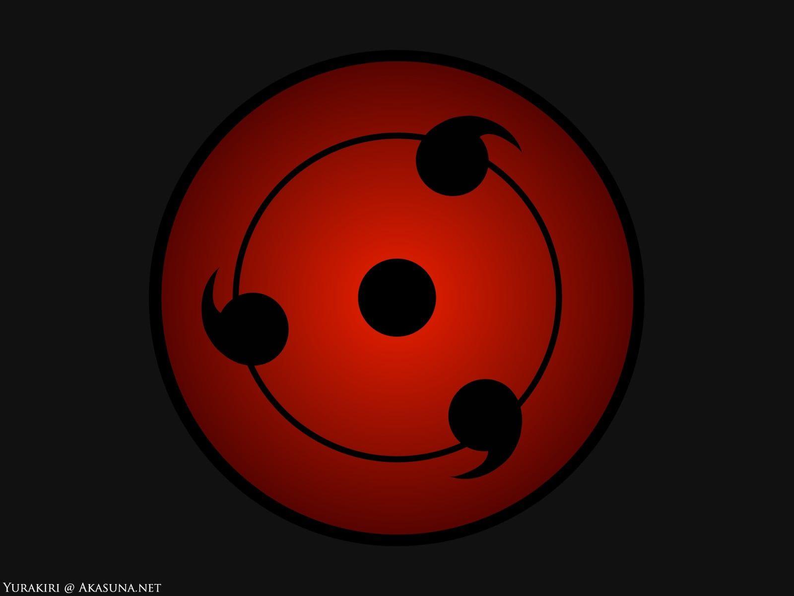 Sharingan illustration, anime, Naruto Shippuuden, Sharingan HD