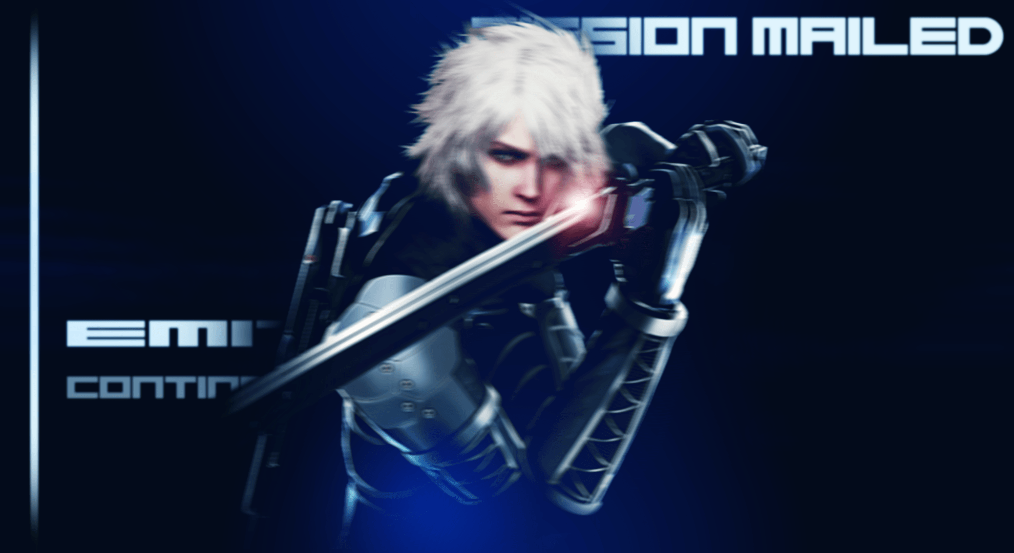 MGS2 Raiden Wallpaper (Fission Mailed)