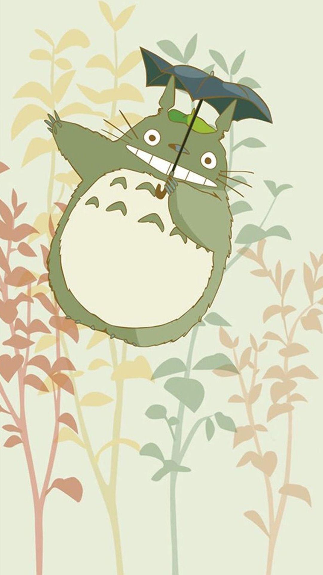 Cute My Neighbor Totoro IPhone 6 Wallpaper Download. IPhone Wallpaper, IPad Wallpaper One Stop Download. Totoro Art, Totoro, Ghibli Art