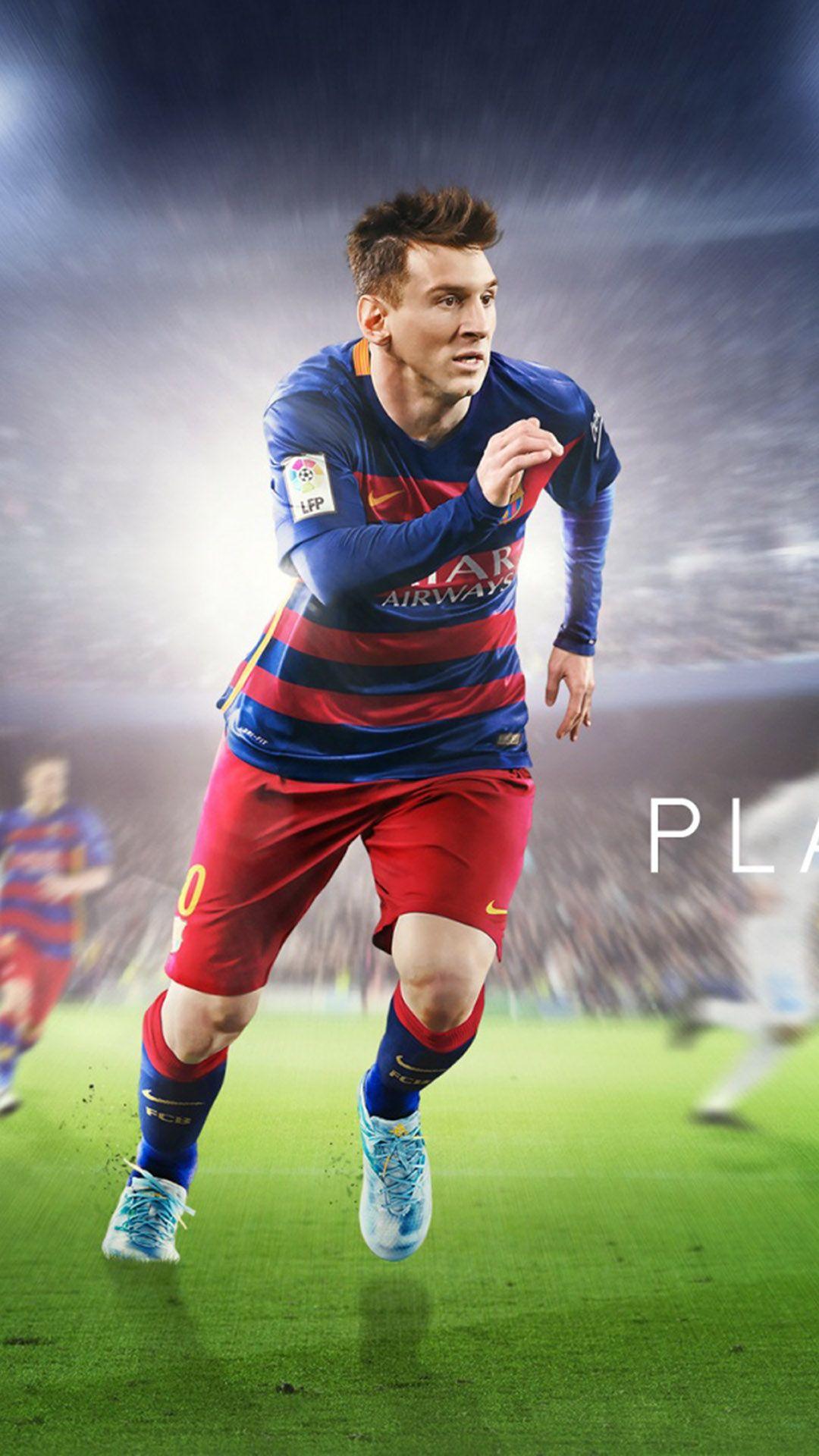 Wallpaper HD Background Fifa Game Poster Lionel Messi Play Beautiful