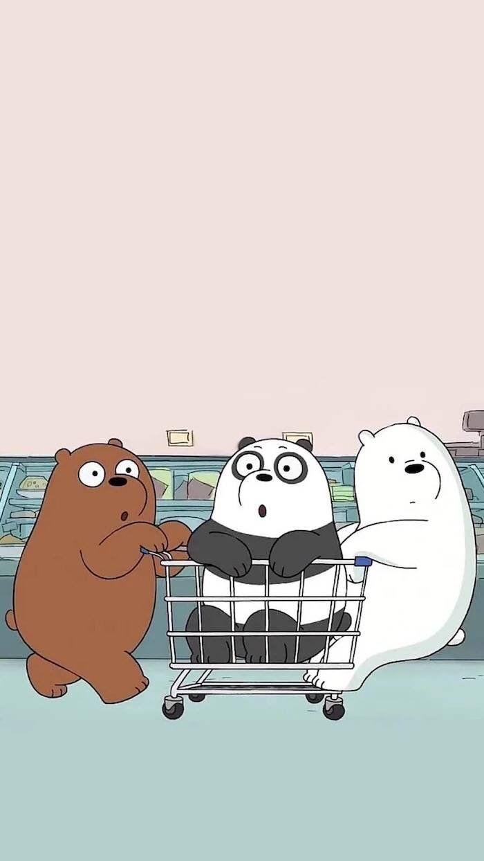 I'm recently obsessed with We Bare Bears wallpaper. di