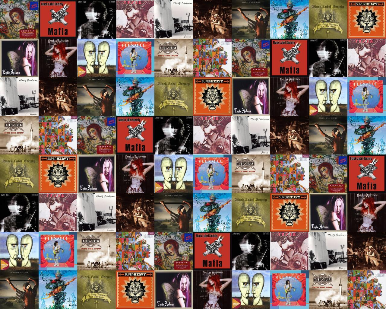 Steve Vai Fire Garden Black Label Society Mafia Wallpaper « Tiled