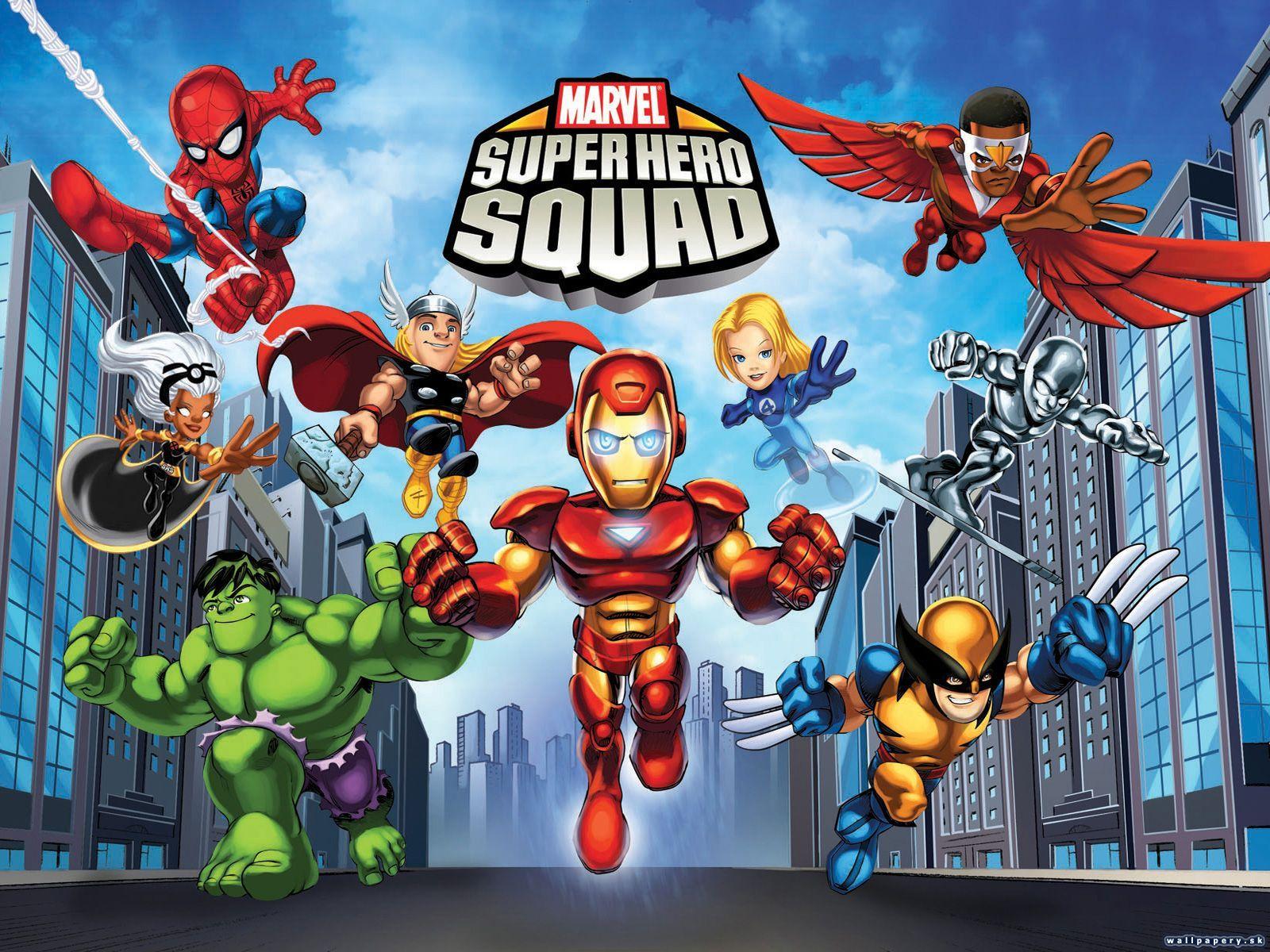 Superhero ABC Game. Marvel Super Hero Squad 1