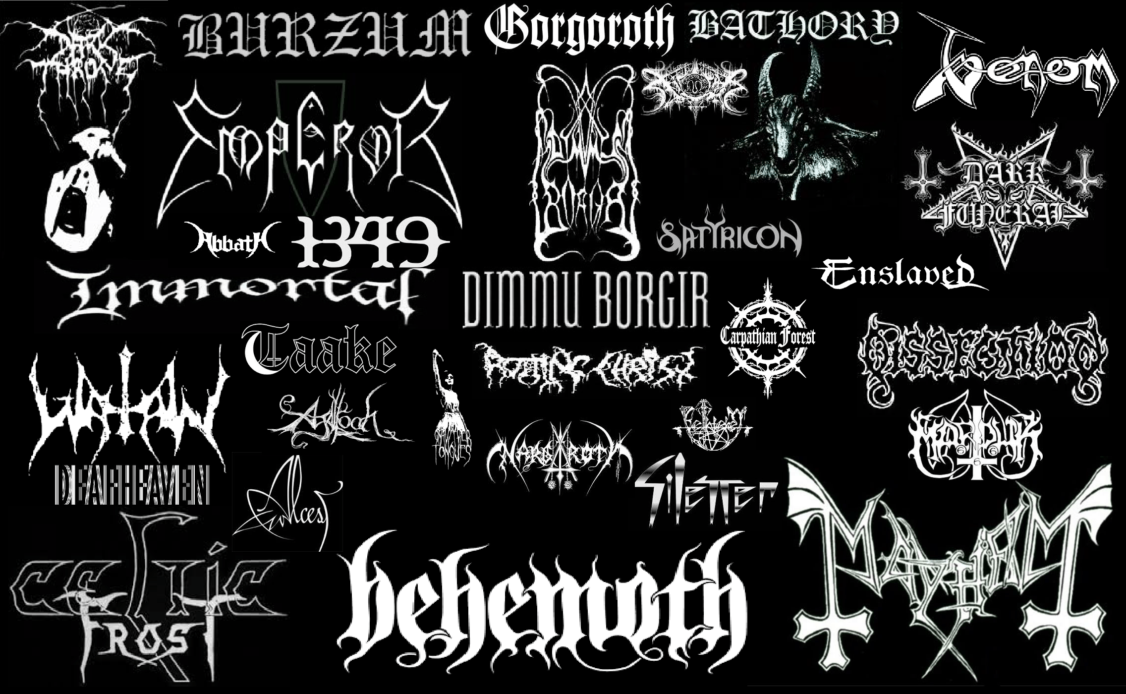 Black Metal Bands Logo