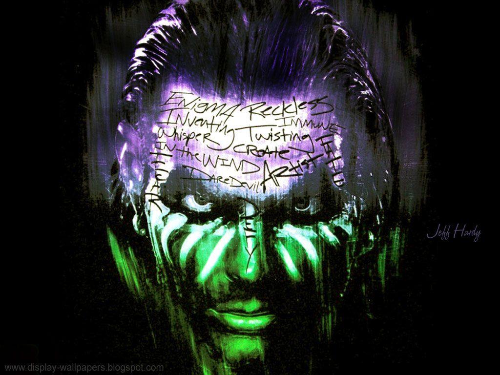 Awesome Artwork Wallpaper from Popular PC Games 1024×768 Popular wallpaper for pc (47 Wallpaper). Adorable. Jeff hardy face paint, Jeff hardy, Wwe jeff hardy