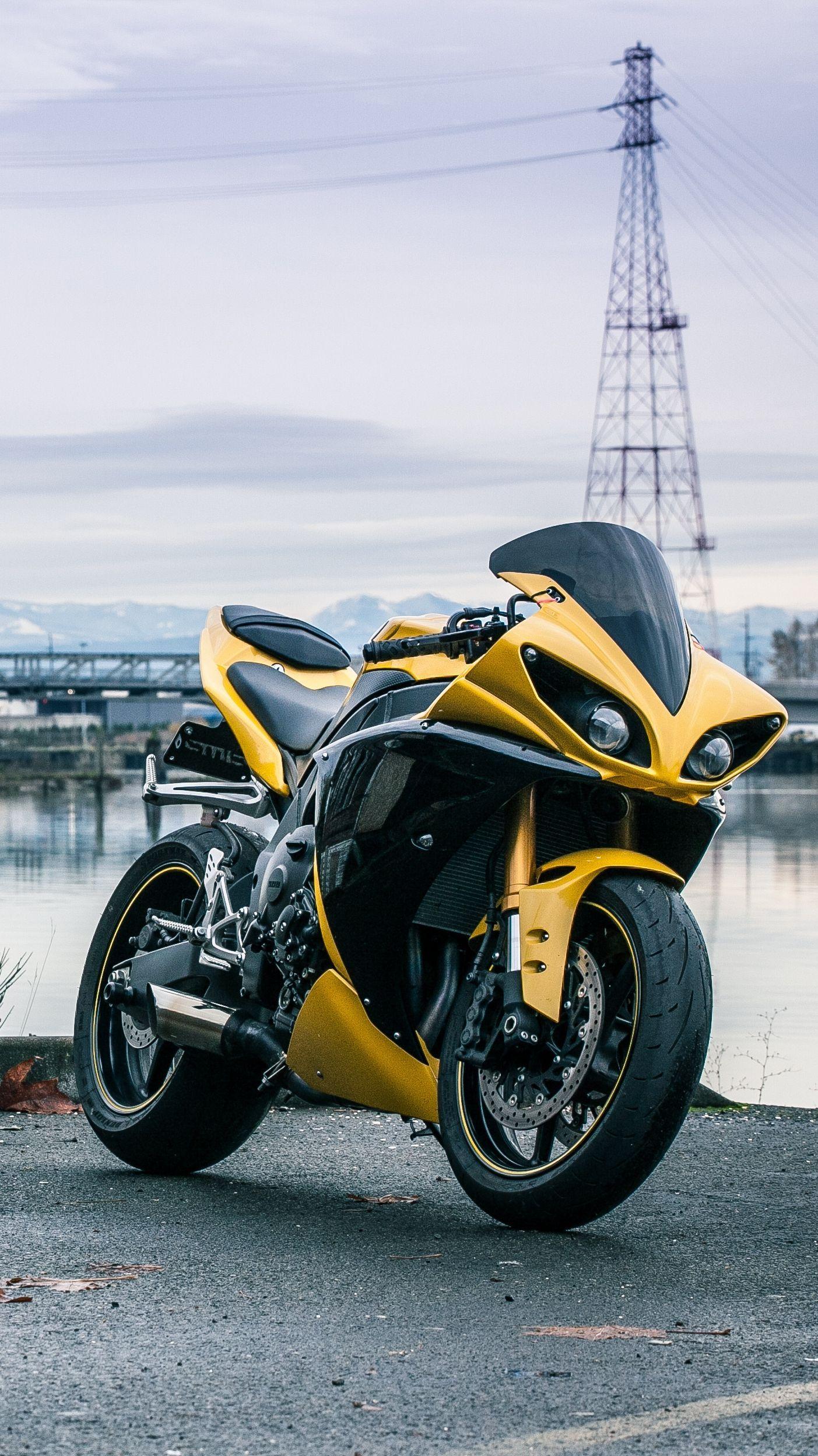 Yamaha R1 Yellow IPhone Wallpaper. Yamaha R Motorcycle