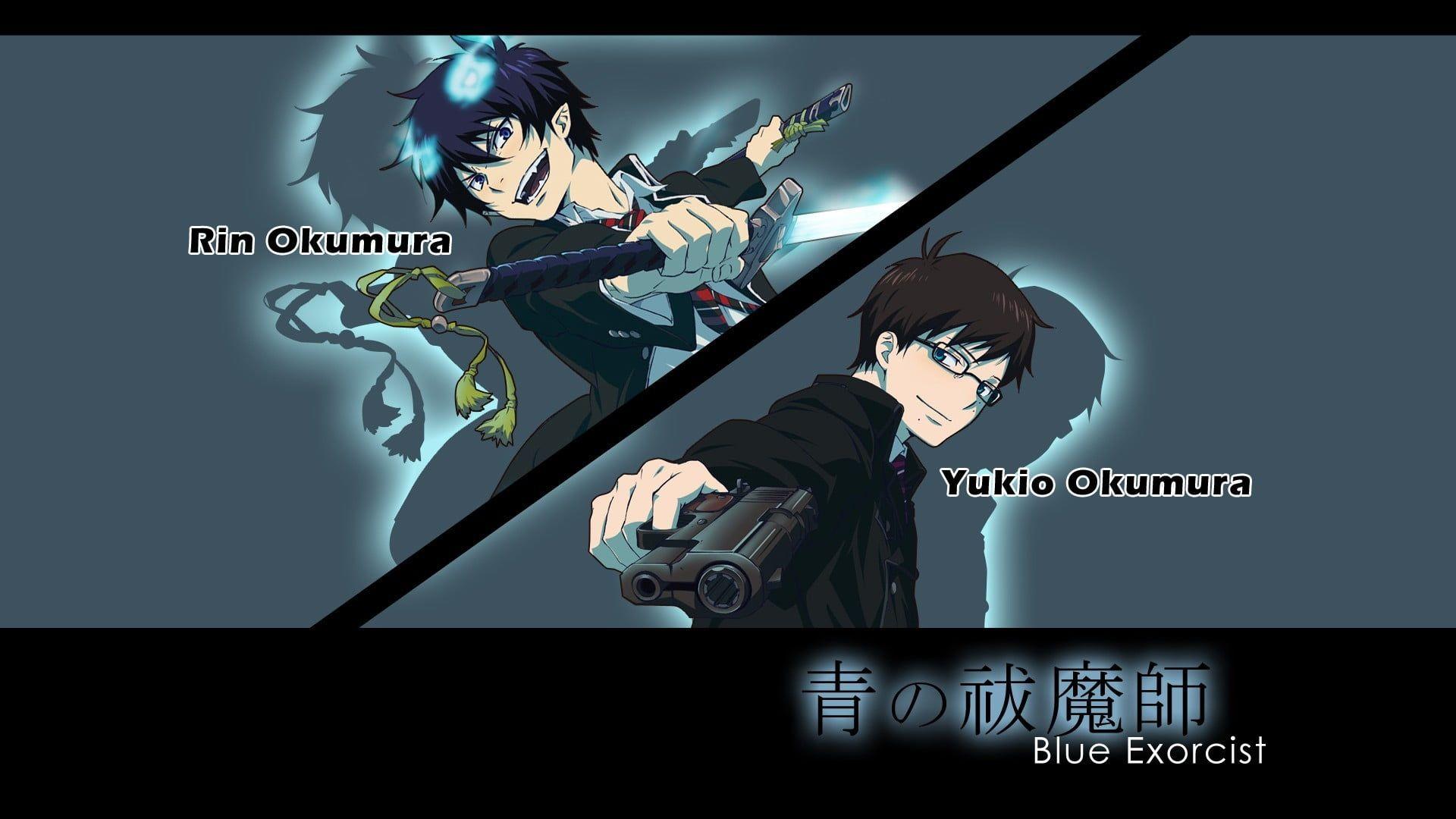 Rin Okumura and Yukio Okumura Blue Exorcist, Okumura Rin, Okumura