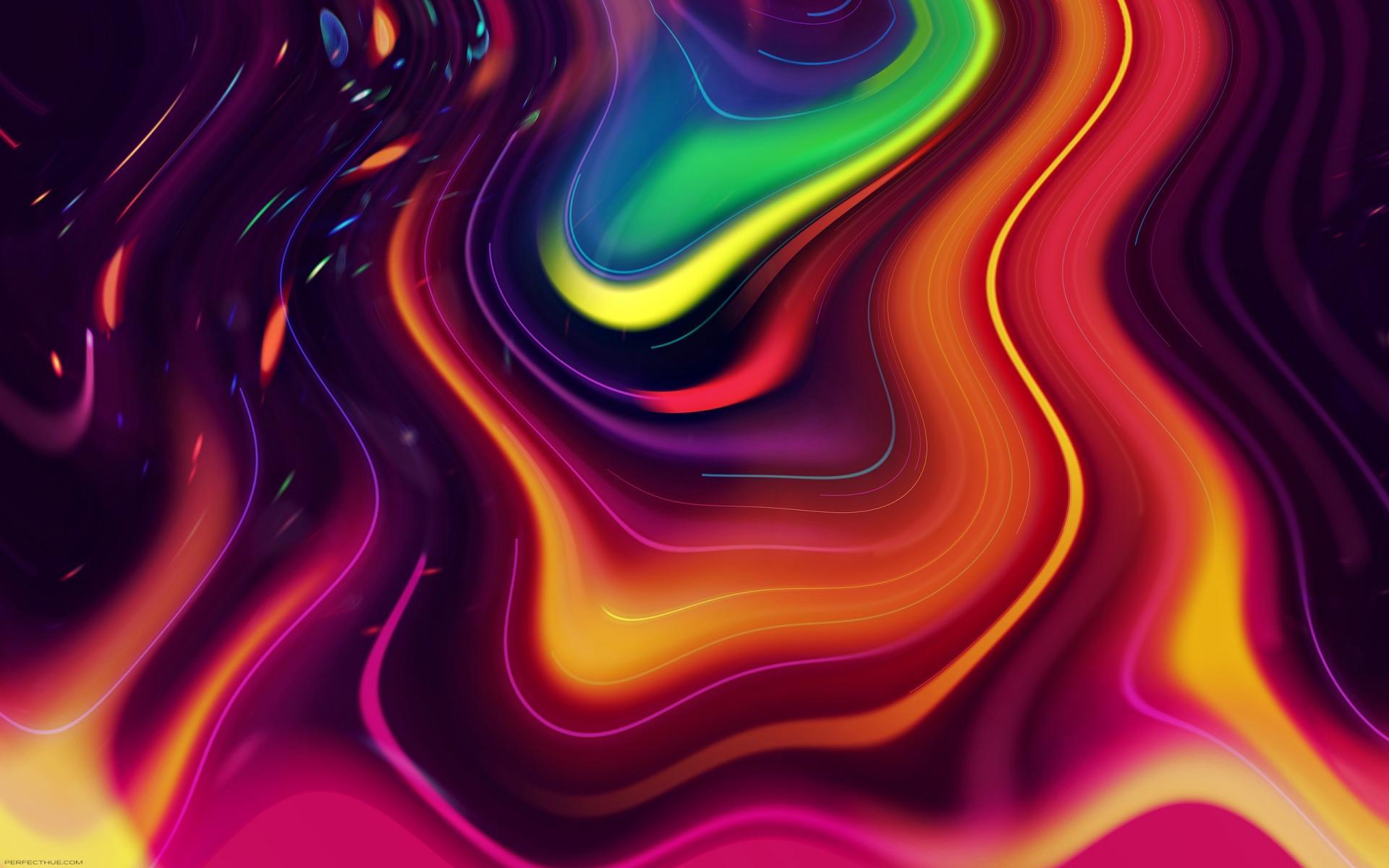 Abstract swirl colors psychedelic bright wallpaperx1200