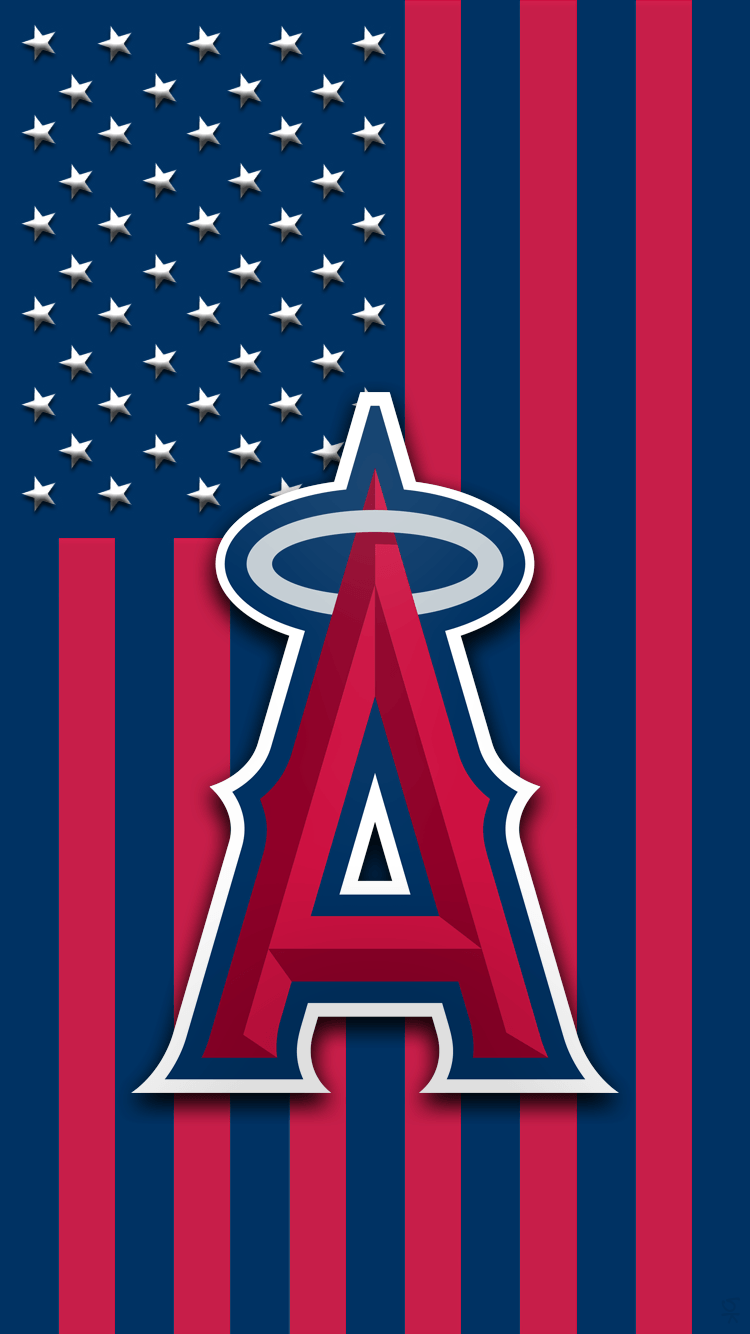 x Los Angeles Angels Los Angeles Angels Mlb Logo Art. HD Wallpaper