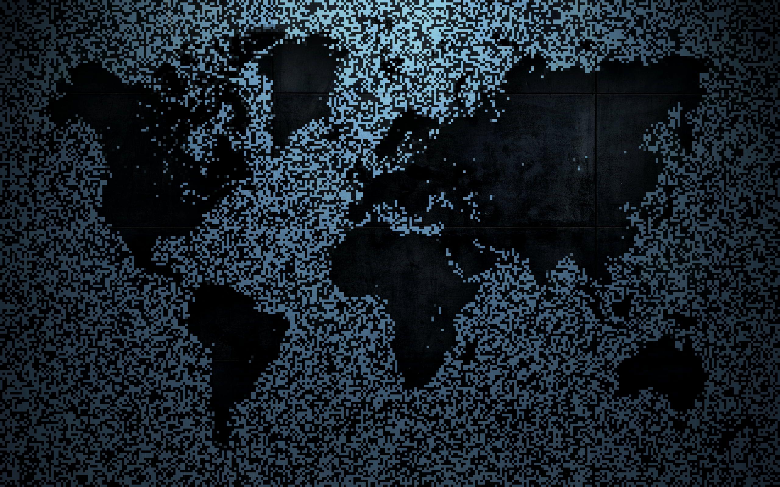 Gray and black world map artwork painting HD wallpaper