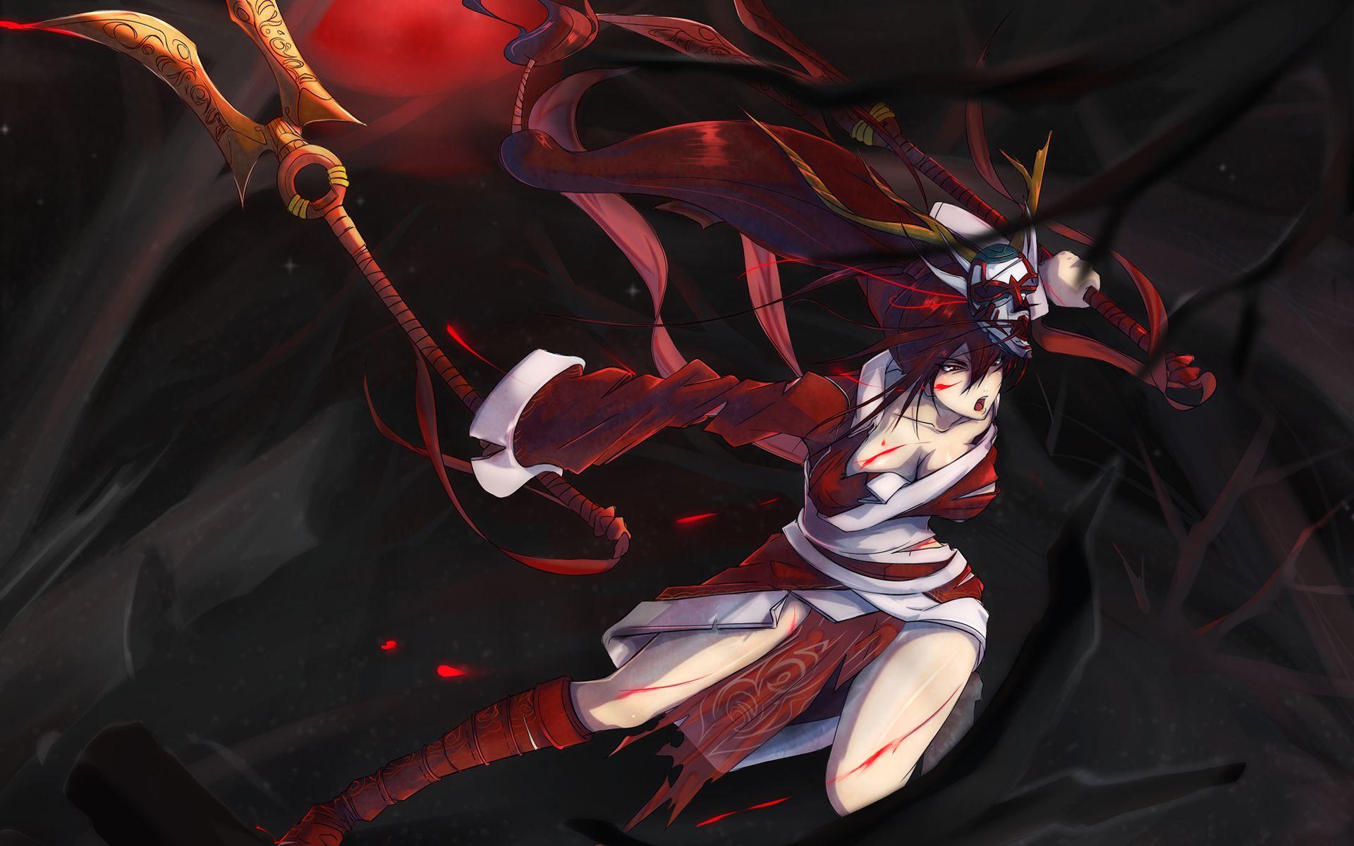 Blood Moon Akali HD Wallpaper