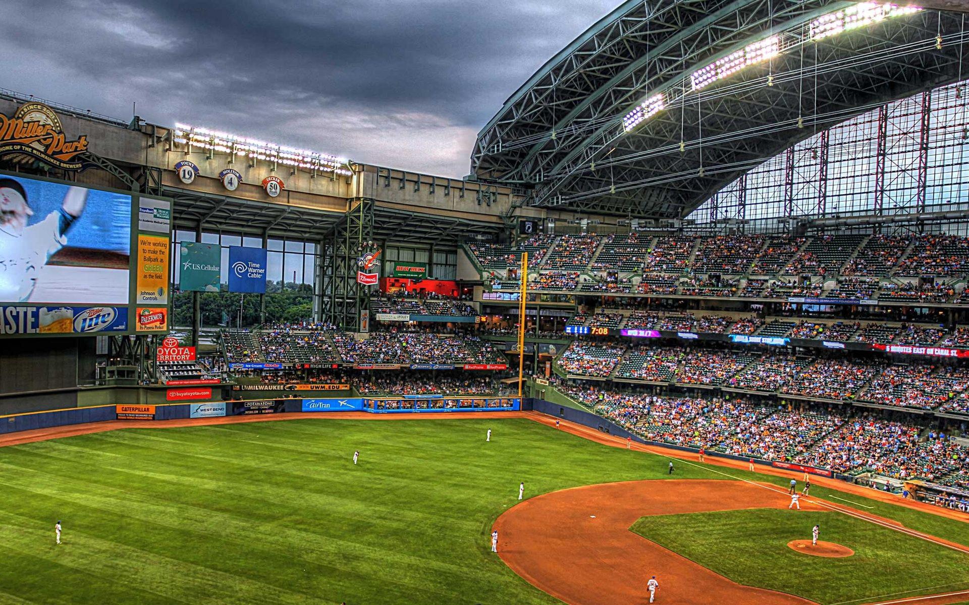 Baseball, Sports, Milwaukee Brewers Baseball Stadium