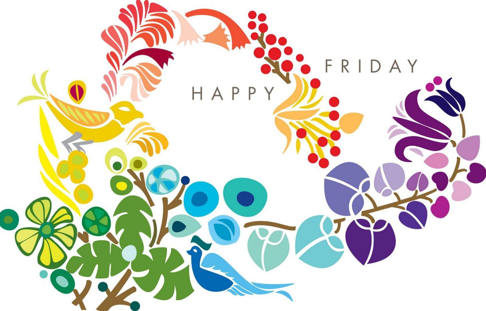 Happy Friday Colorful Good Friday Birds image wallpaper Art