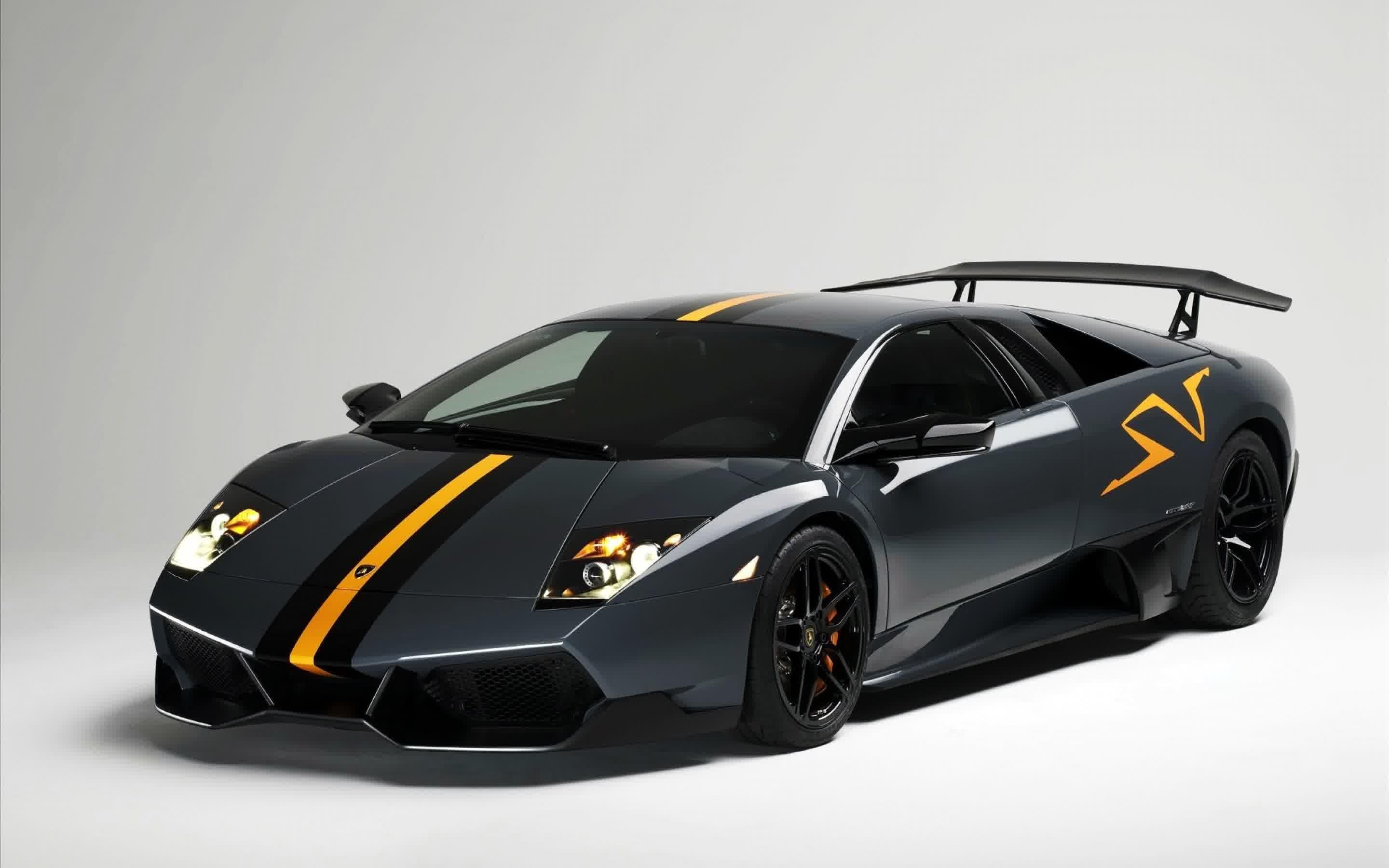 Download Sport Black Lamborghini Murcielago SV Wallpaper Car Image