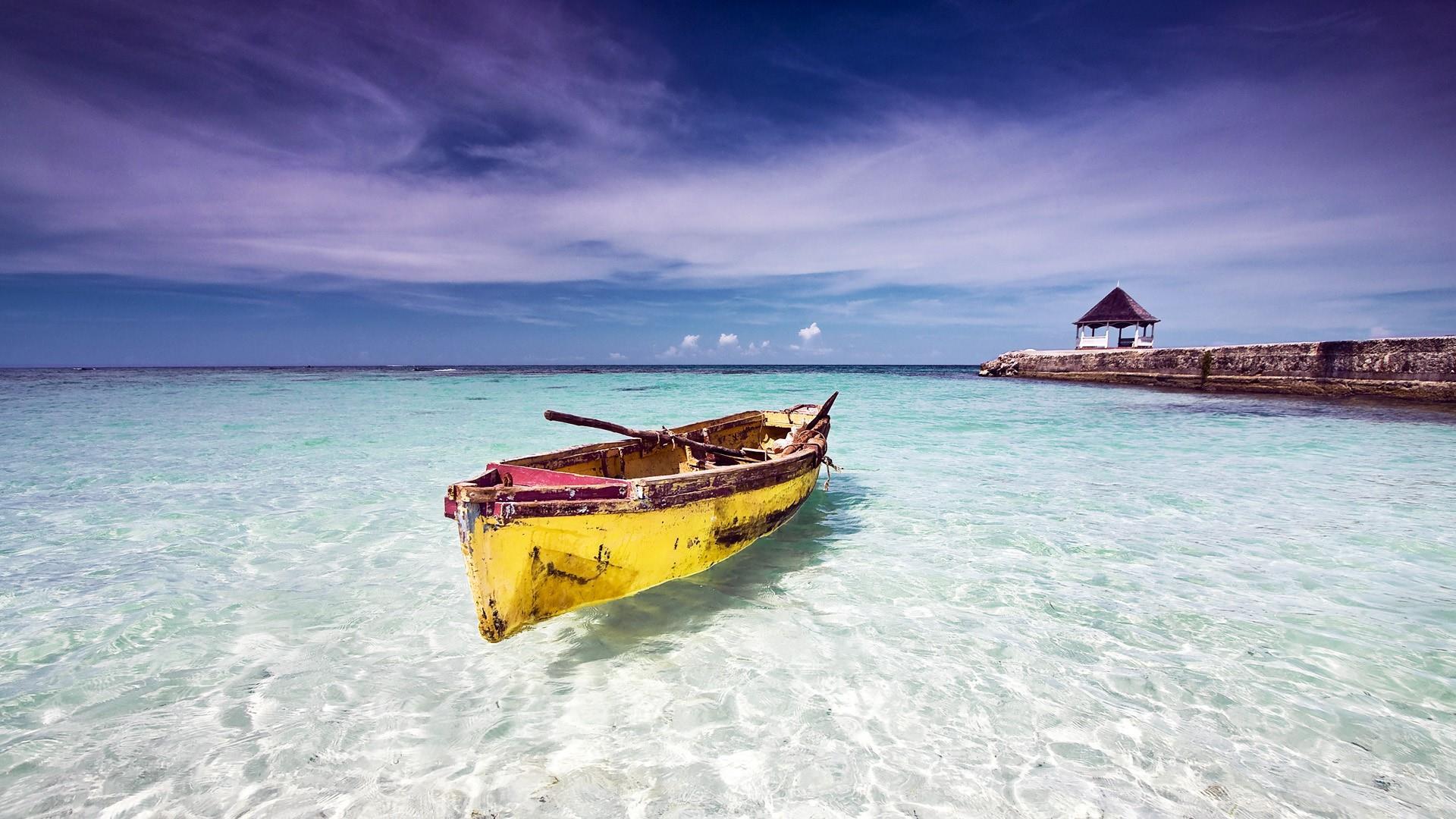 Caribbean Seaside In Jamaica Wallpaper. Wallpaper Studio 10. Tens