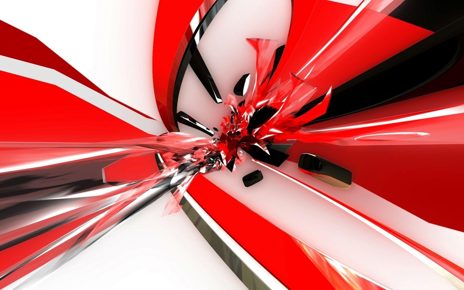 Red Abstract HD Wallpaper