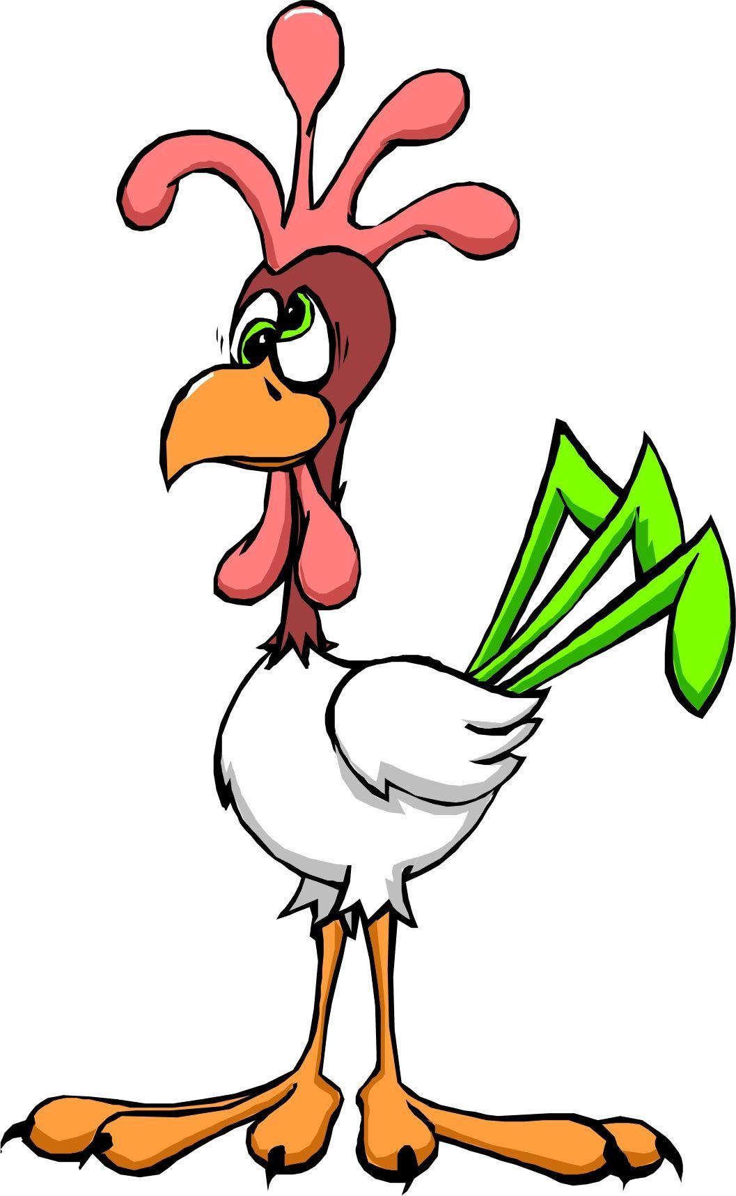 Cartoon Chickens. background, clipart, image etc