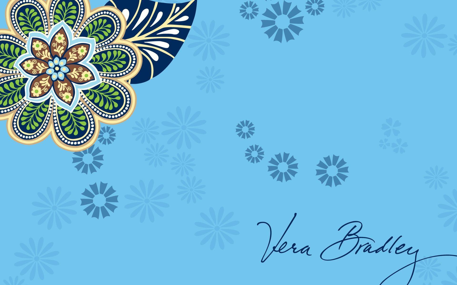 Vera Bradley Bali Blue Desktop Wallpaper. Downloadable Desktops