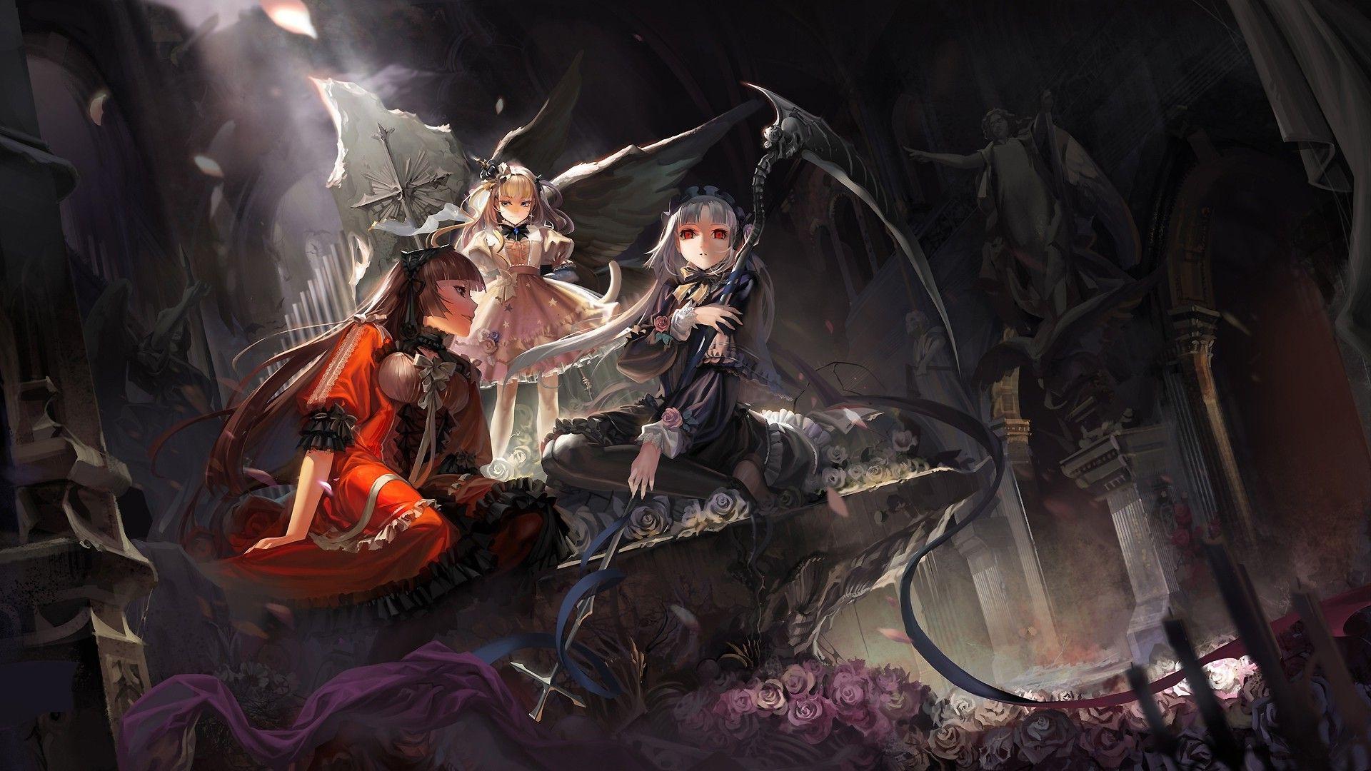 Anime Girl Gaming Wallpapers Wallpaper Cave