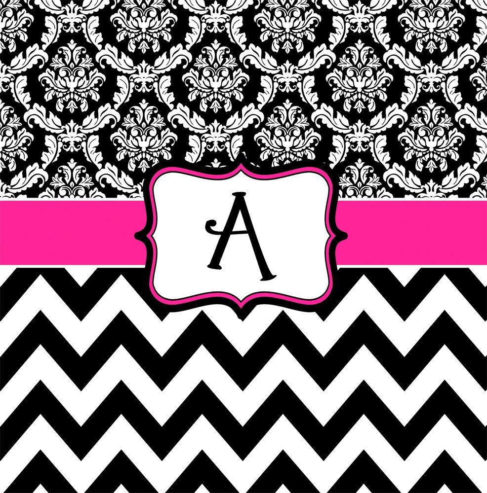 pink black and white background