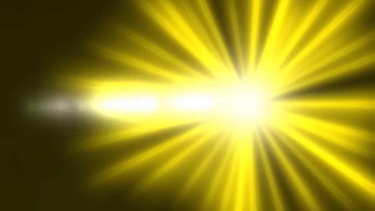 Lens Flare ANIMATION FREE FOOTAGE HD Yellow Black Background