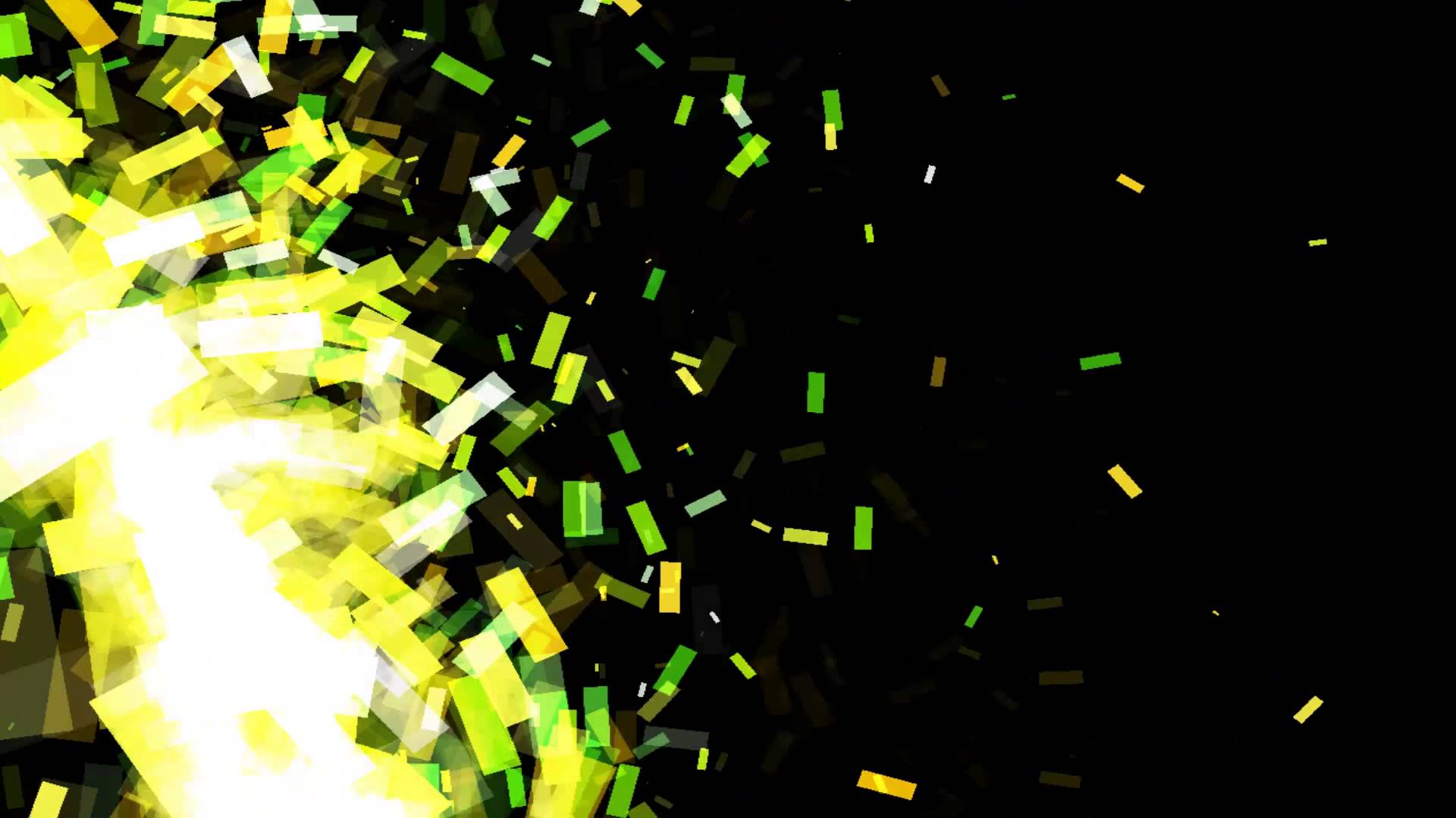Square Vj Green & Yellow Black Background ANIMATION FREE FOOTAGE HD