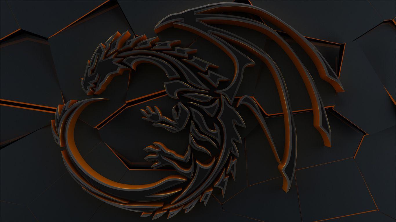 Dragon 3D Abstract Cgi Art 1366x768 Resolution HD 4k