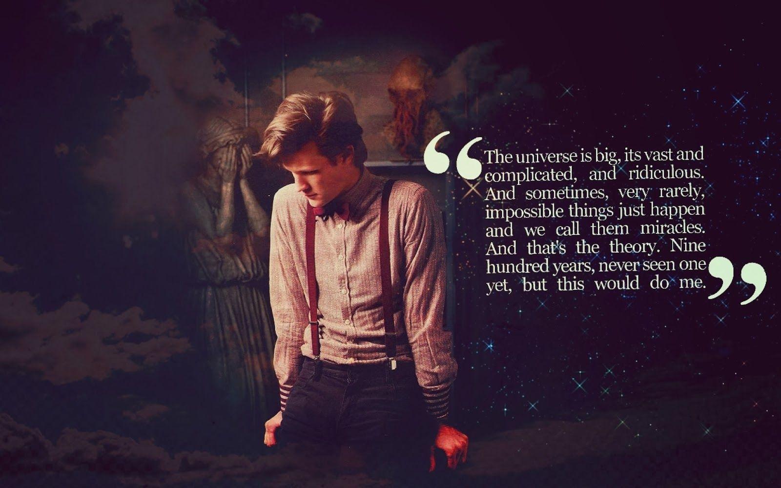 Our 5 favourite #DoctorWho quotes! /1wUQkcd Which one