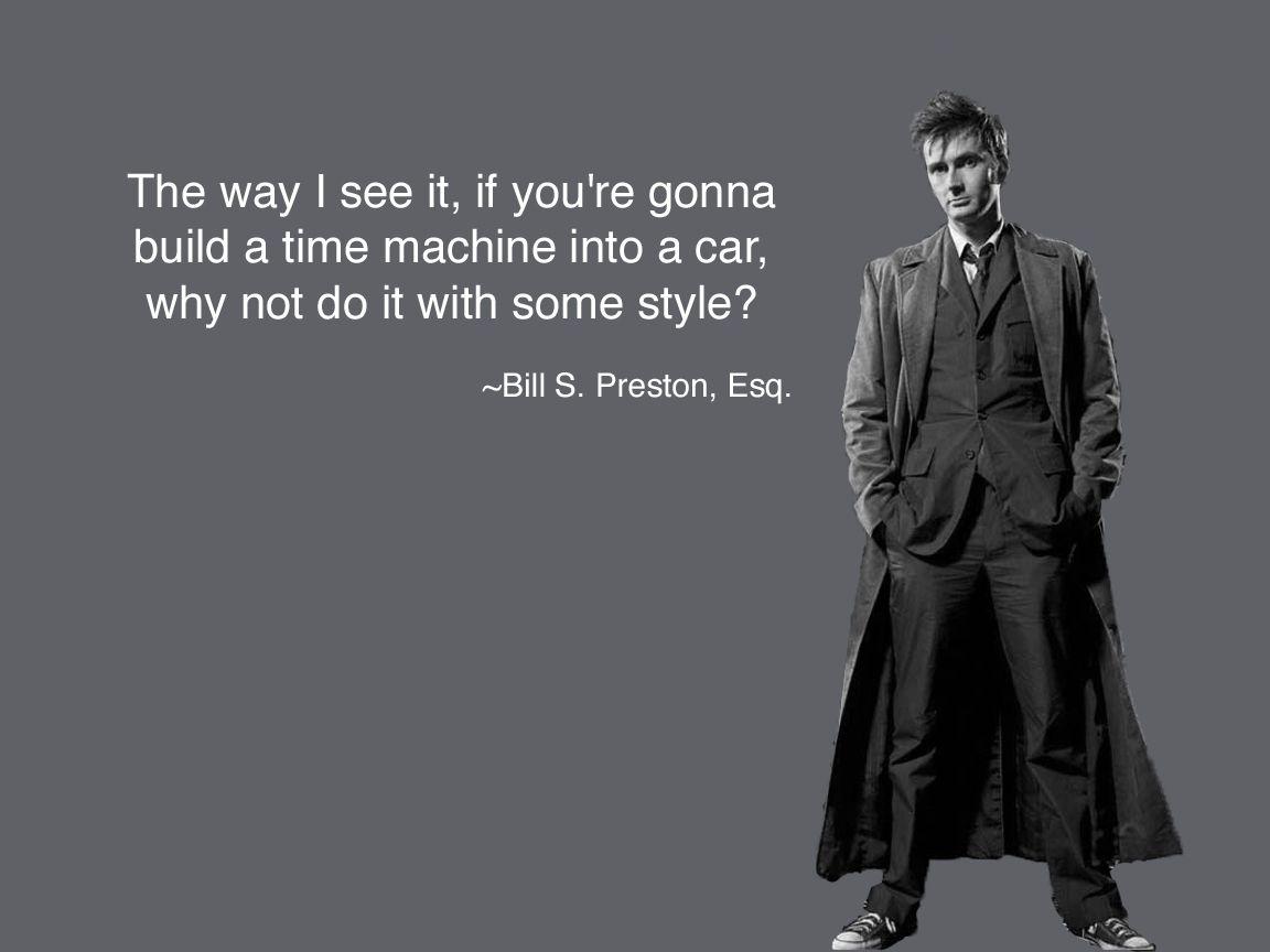 Back To The Future Bill And Ted39s Excellent Adventure Doctor Who