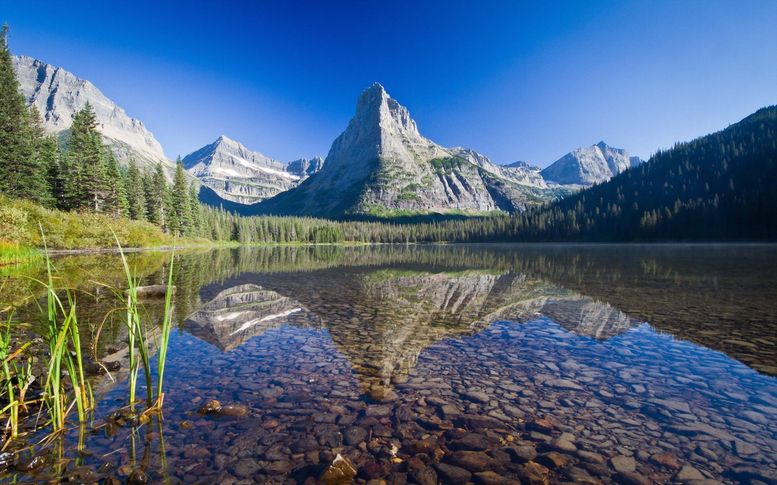 nature, Landscape, Mountain, Glacier National Park, Montana, USA
