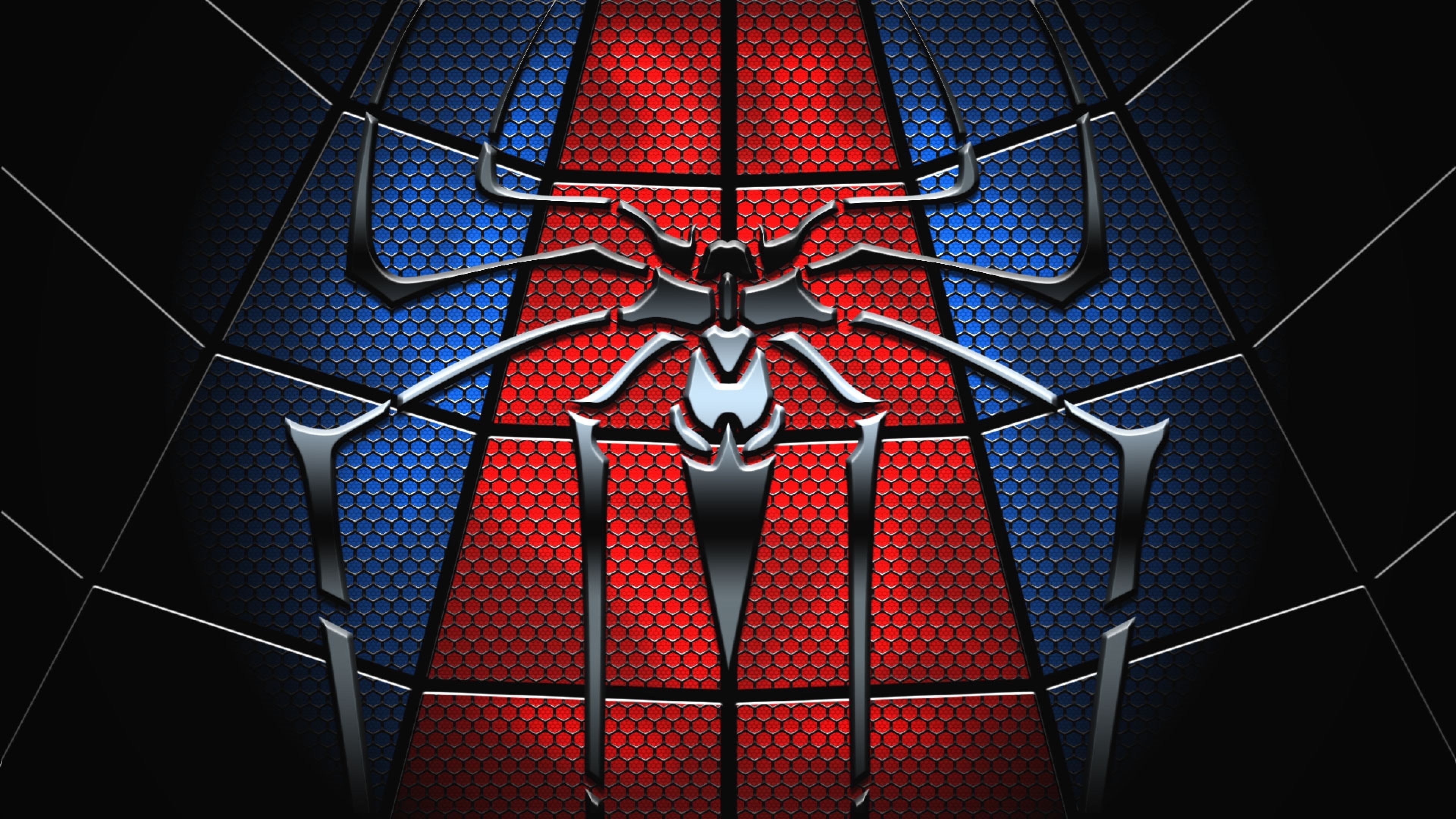 Wallpaper spiderman, logo, background, red, white, Games #11596
