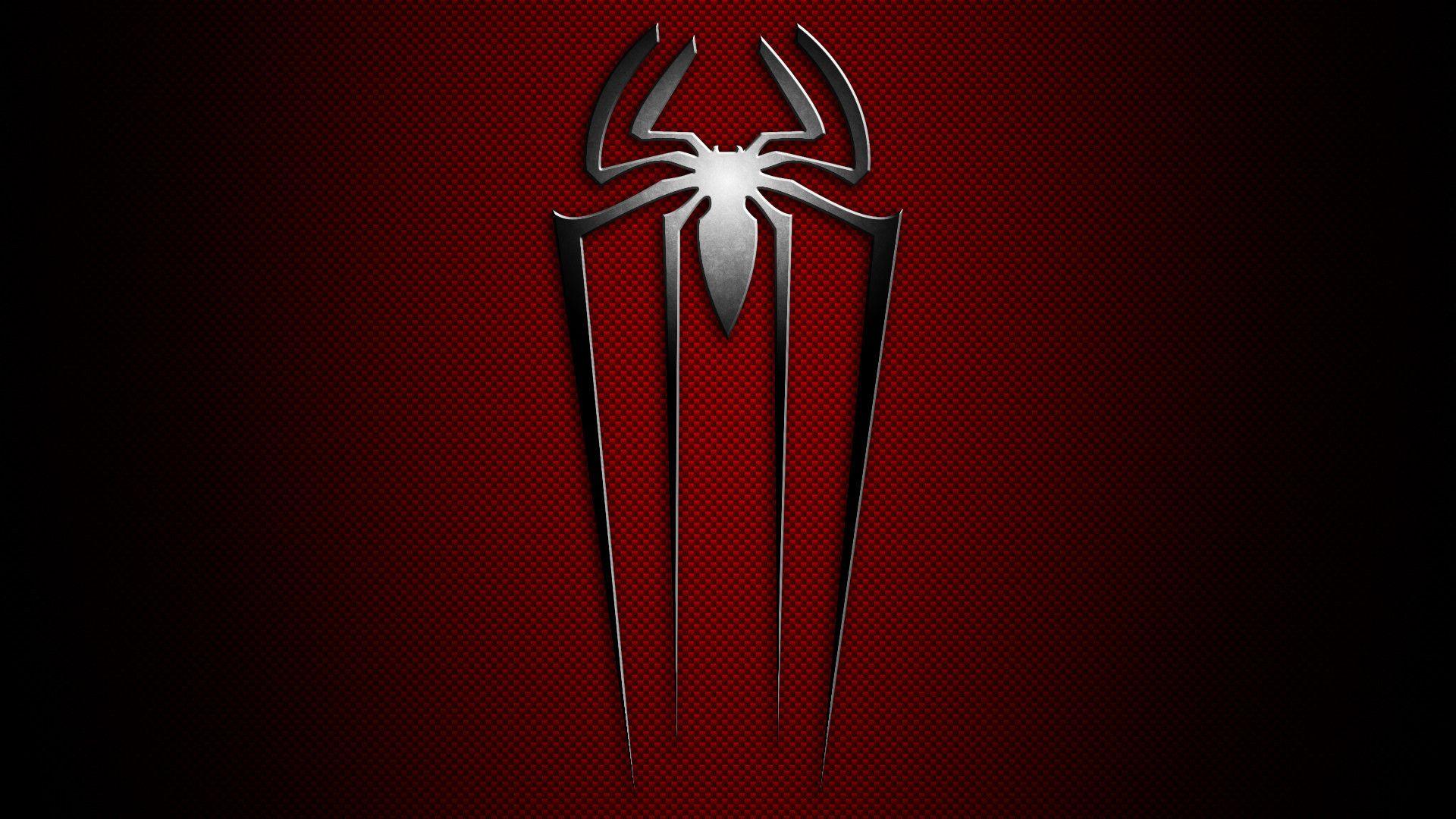 Grungy SpiderMan Logo 4K wallpaper