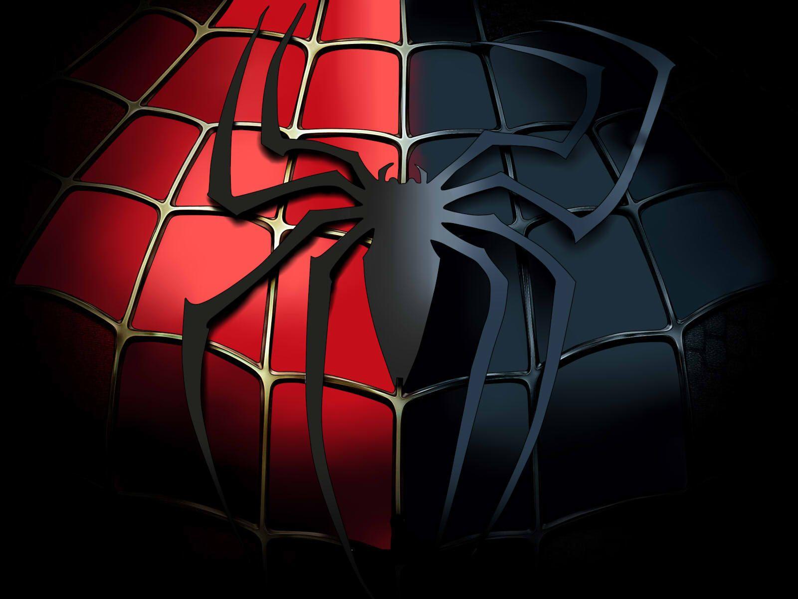 black spiderman wallpaper background HD black spiderman